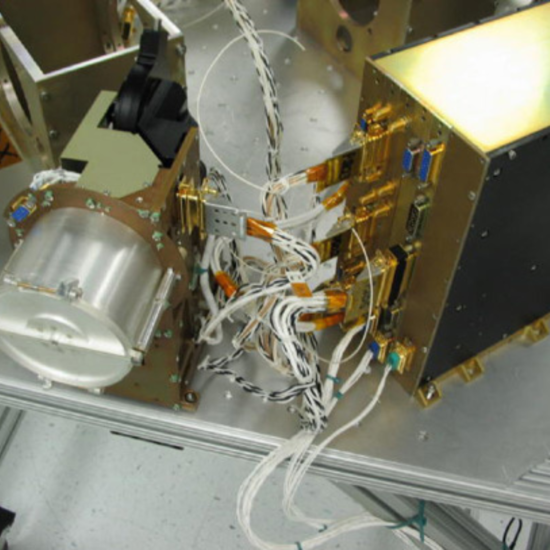 The digital fields board designed and built by CU Boulder students. The DFB is now onboard the Parker Solar Probe, helping researchers understand the solar wind and how it affects us on earth. (Courtesy, LASP) (LASP)