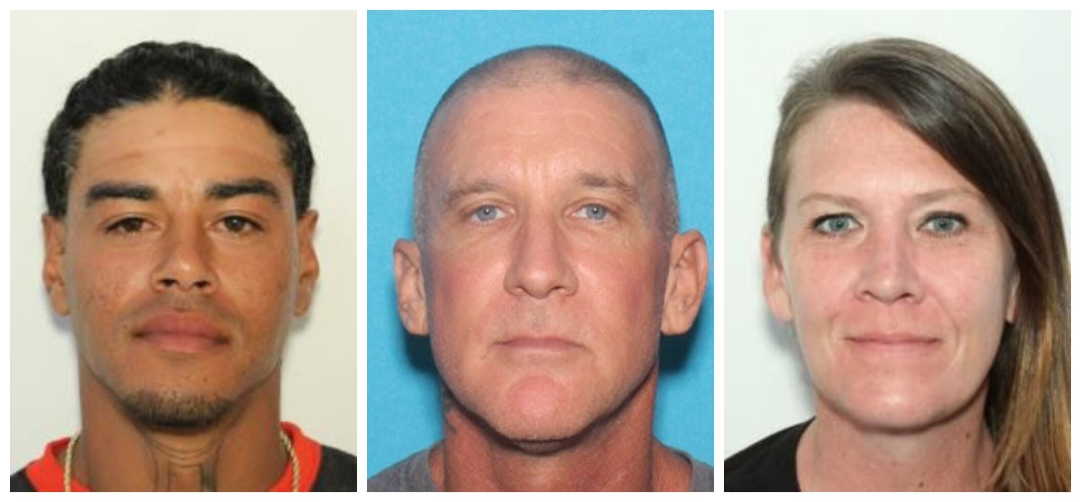 From left, Stephen Walker, Johnny Rankin Morris and Hailey Cole. (Courtesy of EPCSO)