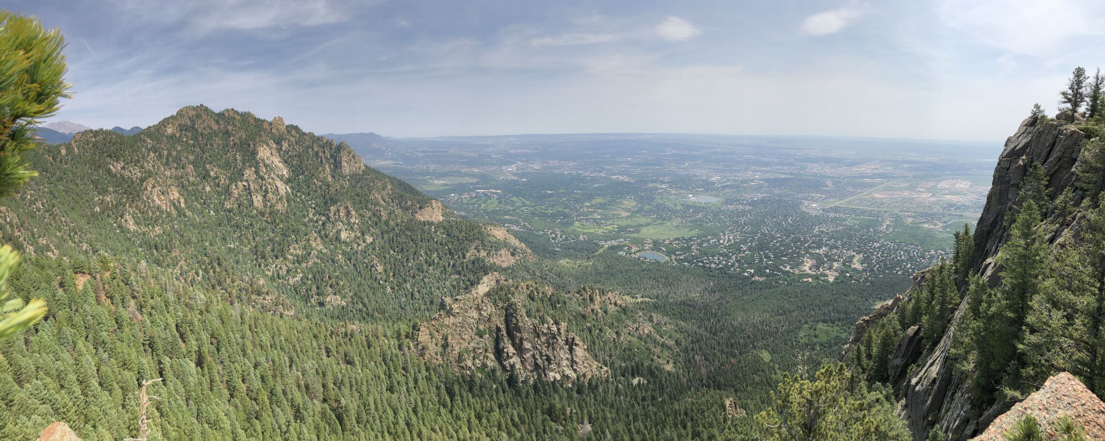 An overlook view from Fishers Canyon Open Space in Colorado Springs. (courtesy of Colorado Springs Parks, Recreation and Cultural Services)