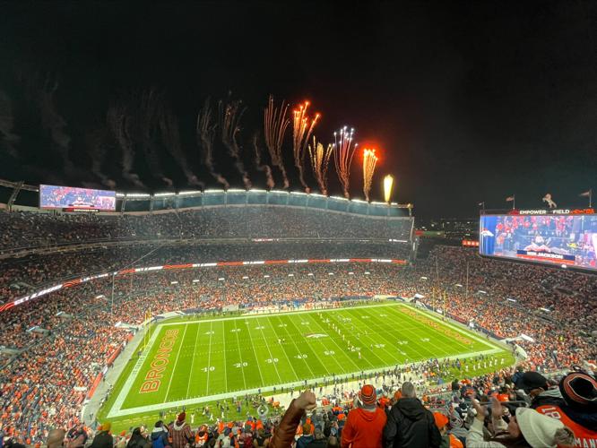 Mile High Stadium Kickoff Fireworks