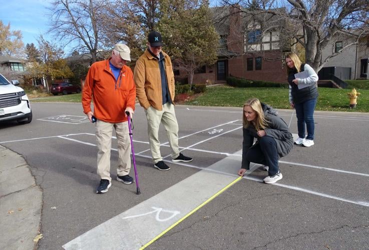 11-24 Crestmoor Park left to right Left to right, Greg Warneke, Josh Hatter, Cecelia Zywicki, Ilene Warneke.JPG