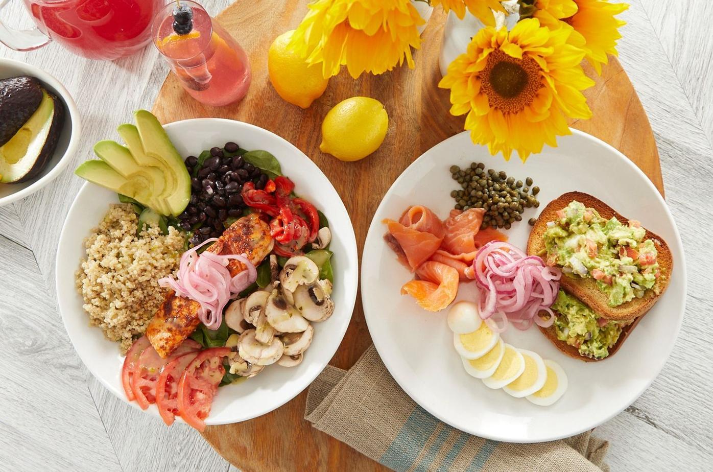 Sample dishes from Another Broken Egg Cafe
