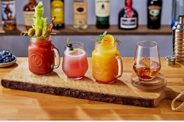 Bar Drinks at Another Broken Egg Cafe