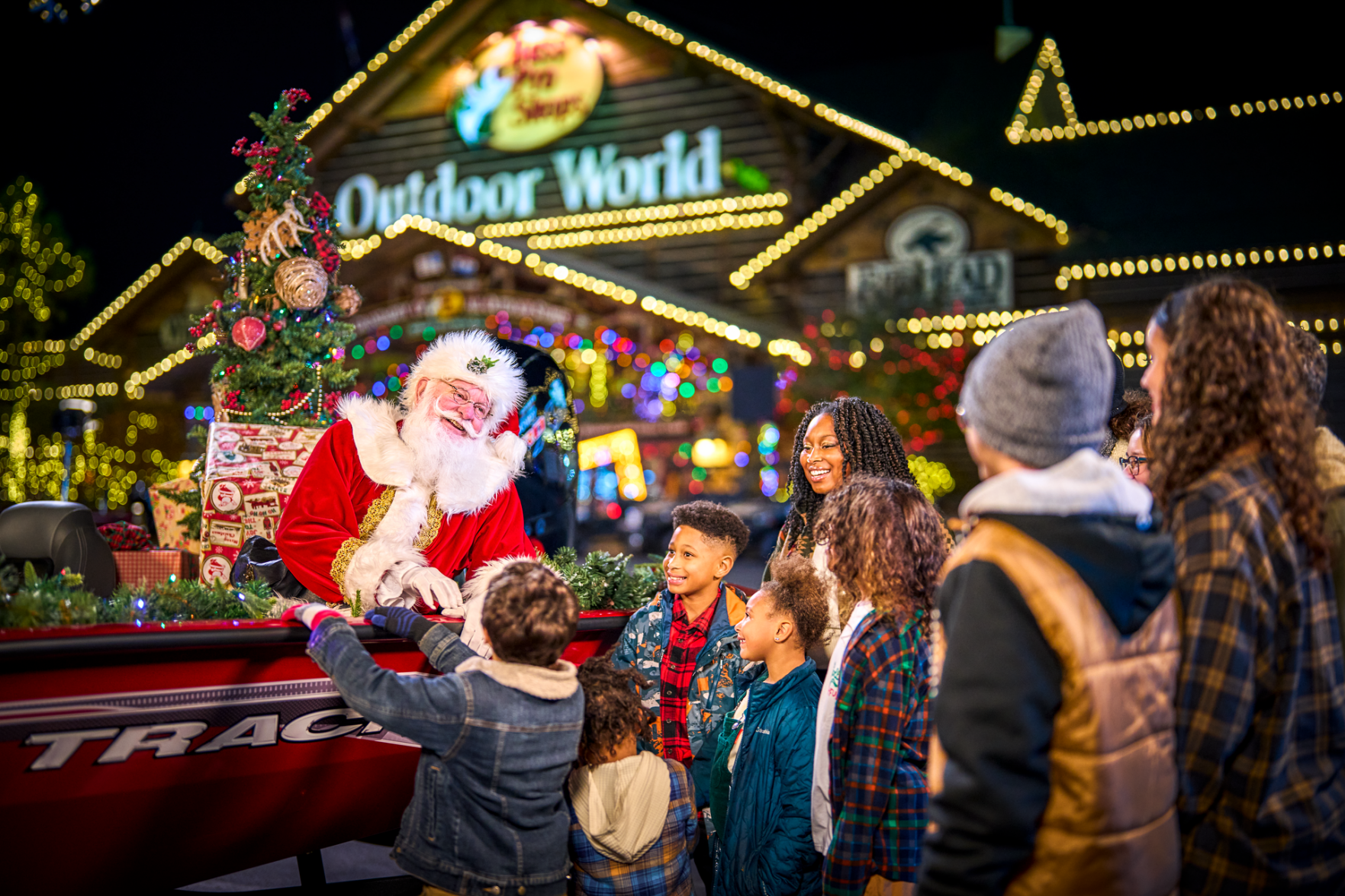Santa's Wonderland has returned to Bass Pro Shops in Colorado Springs. Families can meet Saint Nick for a free 4x6 photo now through Dec. 24. (Courtesy of Bass Pro Shops)