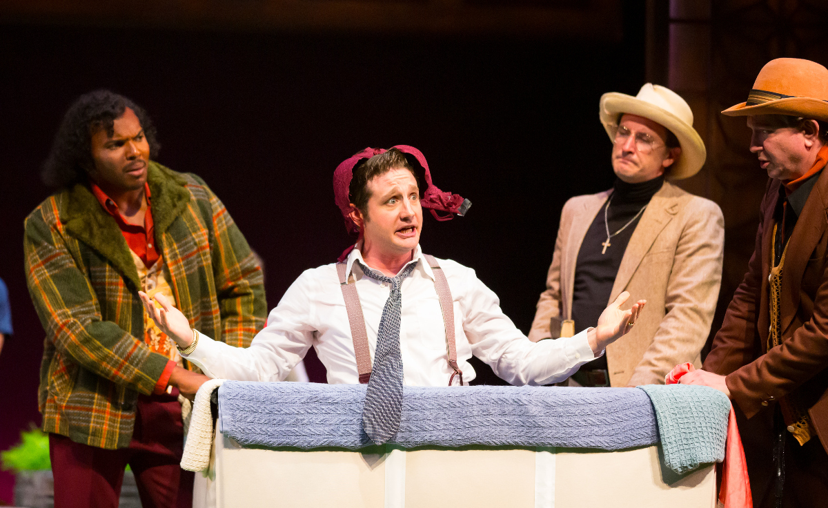 Sean Scrutchins showed off his funnier side in the Colorado Shakespeare Festival's 2024 staging of