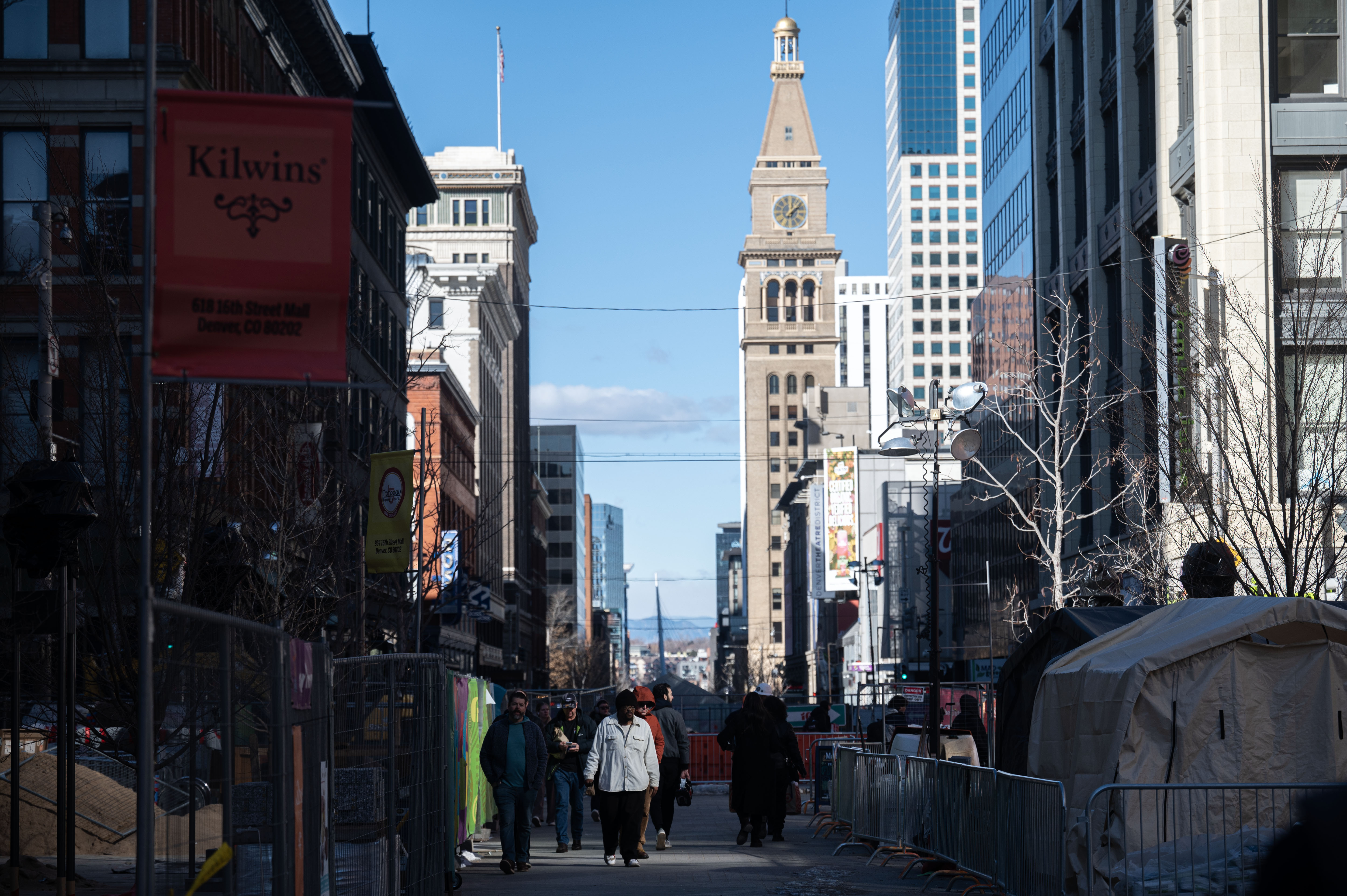 FILE PHOTO: People walk along the 16th Street Mall on Monday, Jan. 13, 2025 near the site of one of the four stabbings that happened over the weekend. Police announced the arrest of Elijah Caudill for several stabbings that occurred January 11 and 12. (Stephen Swofford, Denver Gazette) (StephenSwoffordPhotographerstephen.swofford@gazette.comhttps://secure.gravatar.com/avatar/1ddcaf11c5d70eaa58546ddc4e038687?d=mm&r=g)
