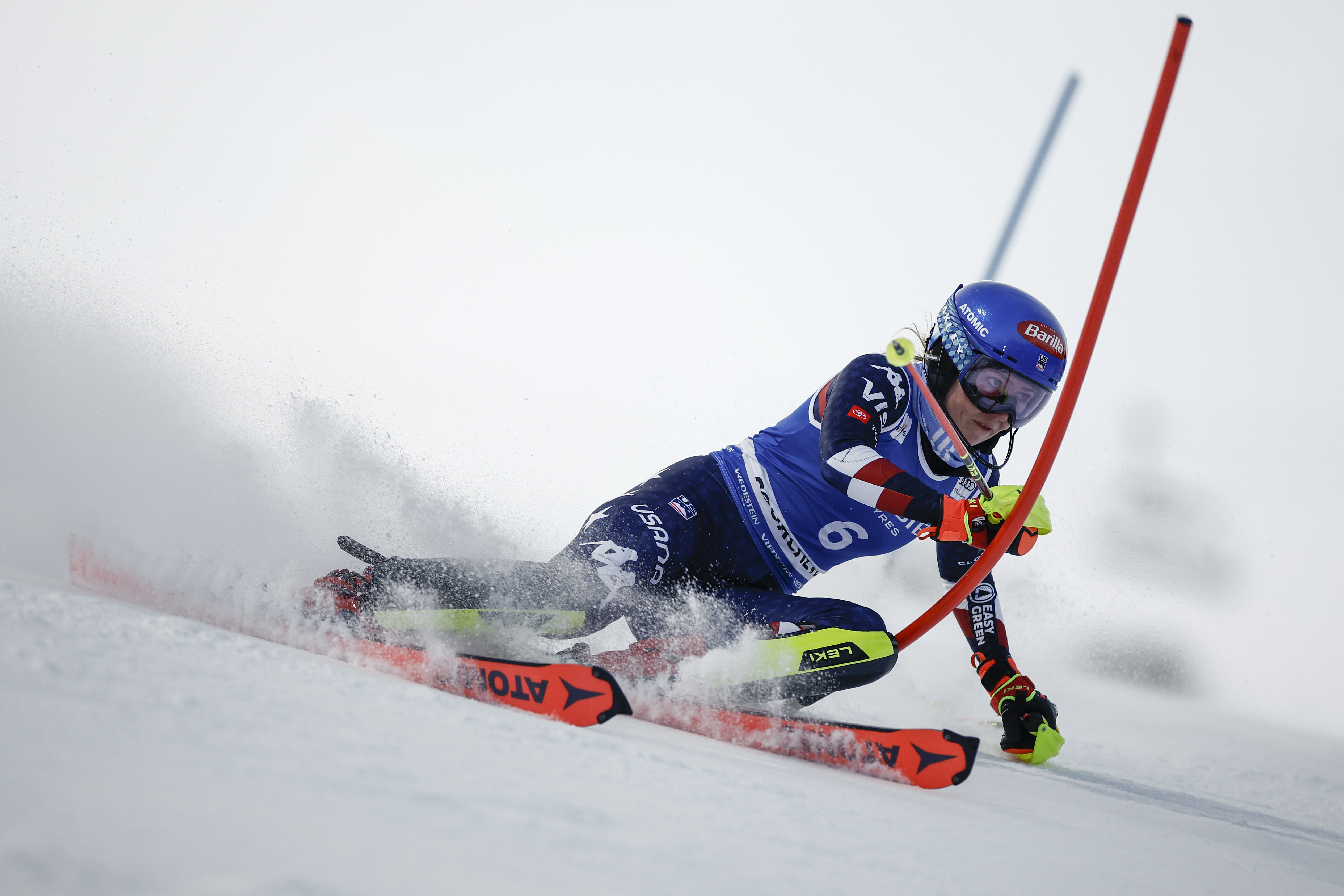Mikaela Shiffrin skis Courchevel course Thursday in her return. Here’s how she did
