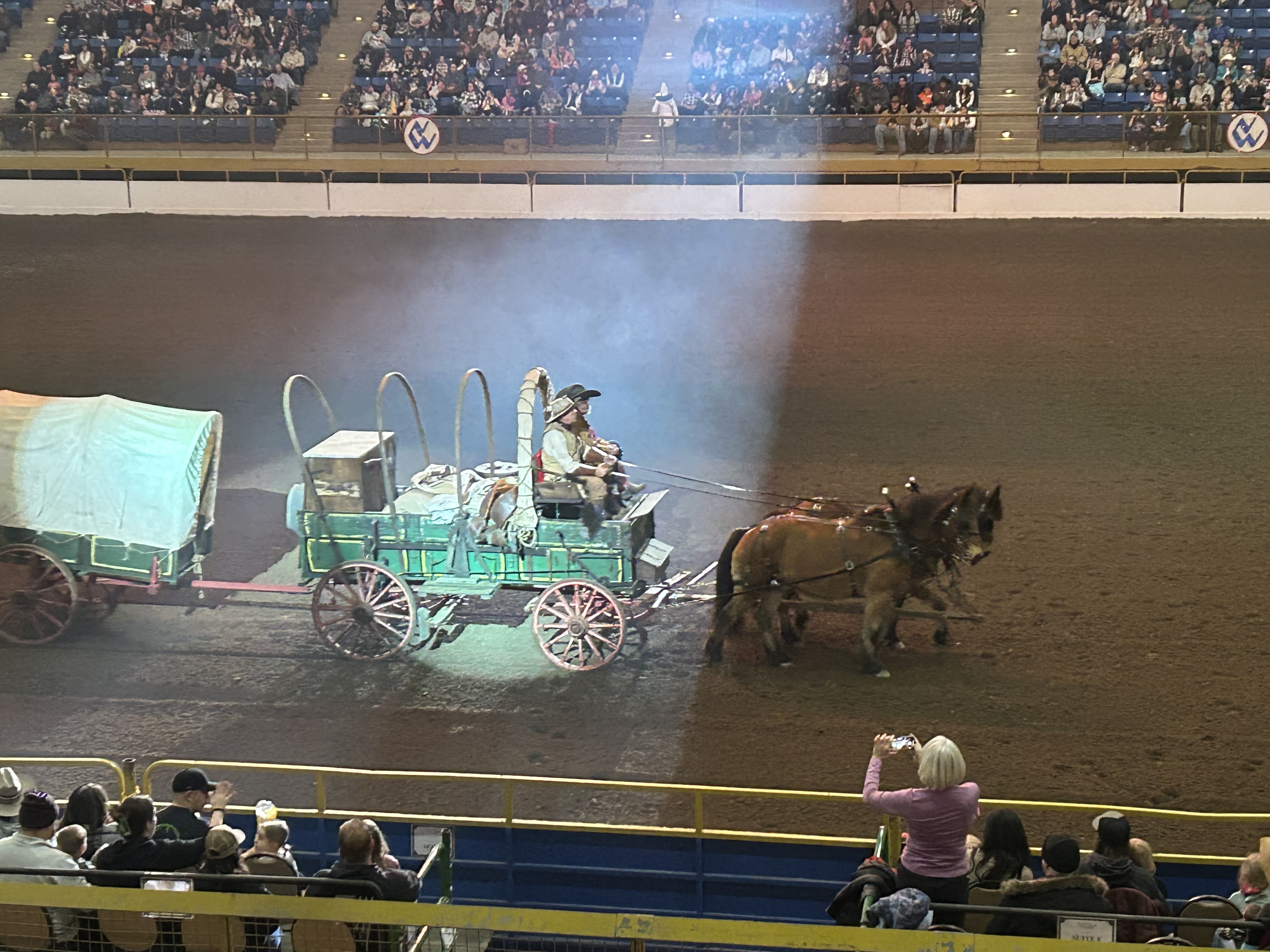 A chuck wagon races around the Events Center arena during the Wild West Show Sunday at the National Western Stock Show. (DennisHuspeniCity Editordennis.huspeni@gazette.comhttps://denvergazette.com/content/tncms/avatars/c/5a/fbd/c5afbd32-5030-11eb-bdef-030d9de52a9e.779683cee495ffe64766291c251a8894.png)