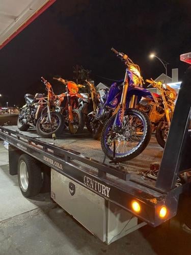 CSP confiscates street racing bikes