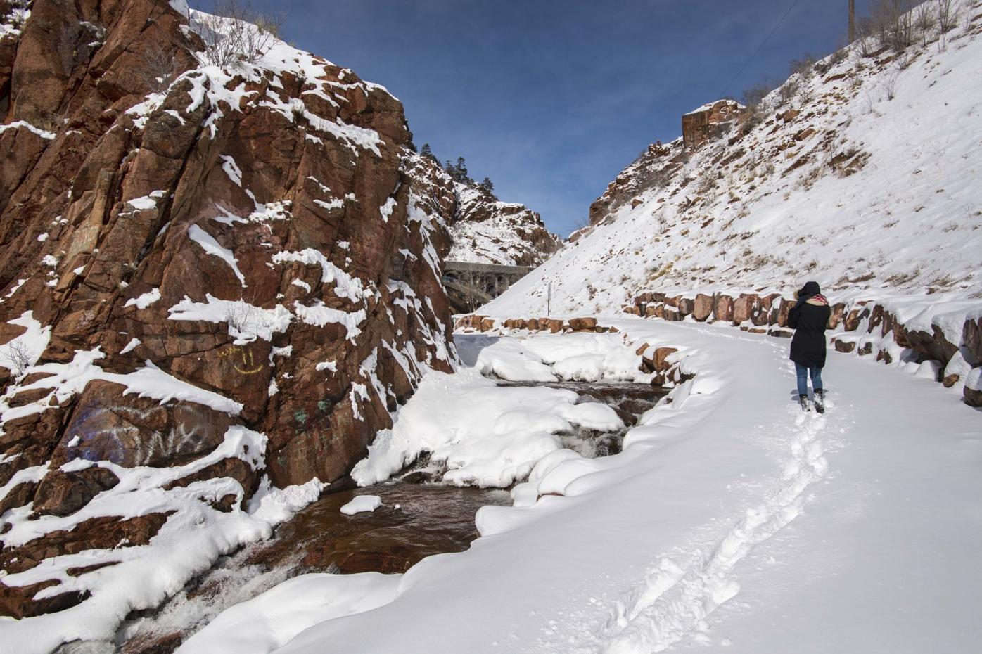 ‘Rare chance’ to marvel at frozen waterfall in Colorado Springs area