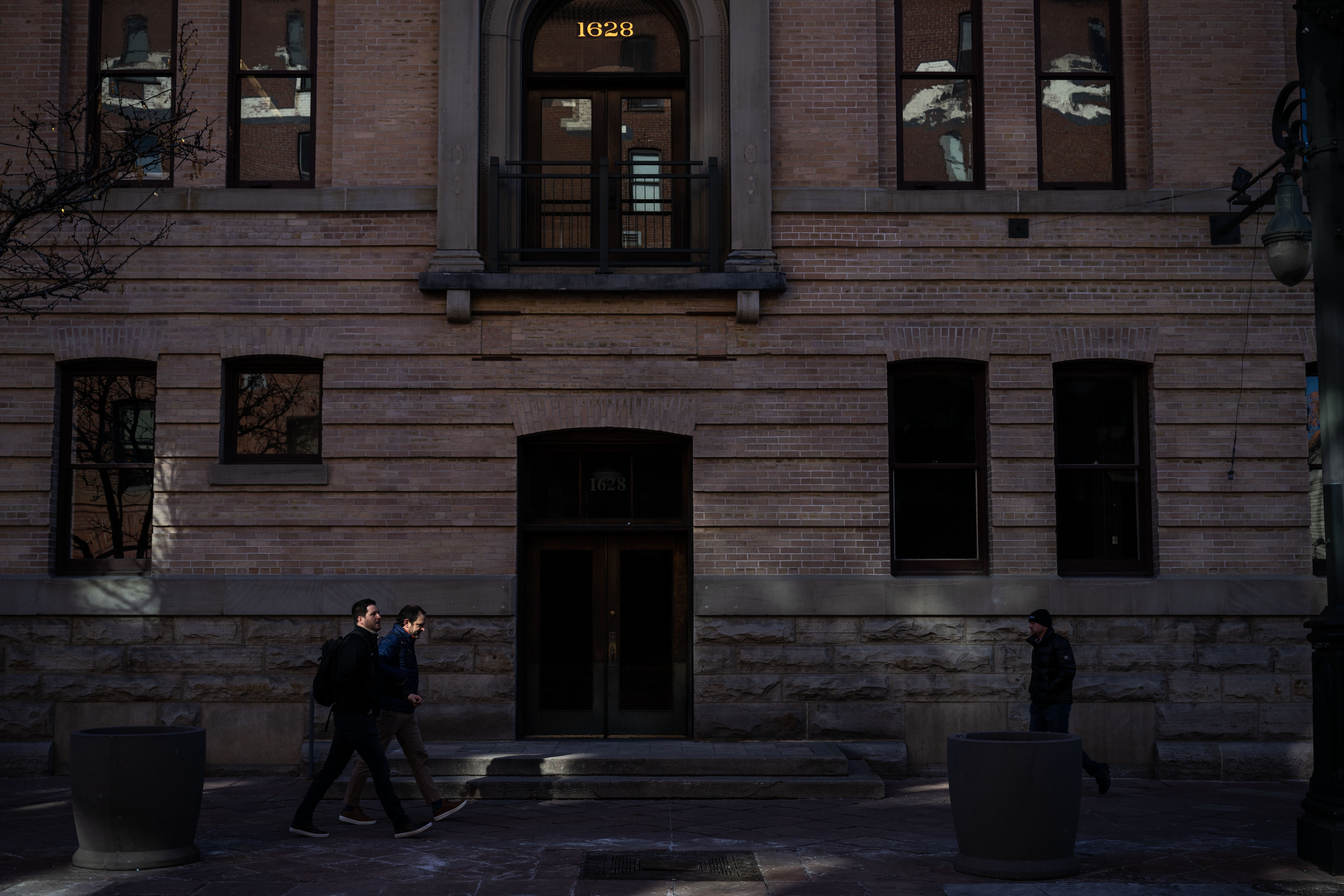 People walk along 16th Street near Wynkoop Street on Monday, Jan. 13, 2025, near the site of one of four stabbings that occurred over the weekend.  (Stephen Swofford, Denver Gazette) (StephenSwoffordPhotographerstephen.swofford@gazette.comhttps://secure.gravatar.com/avatar/1ddcaf11c5d70eaa58546ddc4e038687?d=mm&r=g)
