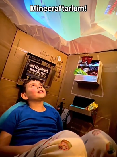 Minecraftarium: Father and son from Colorado Springs go viral with DIY immersive Minecraft pod