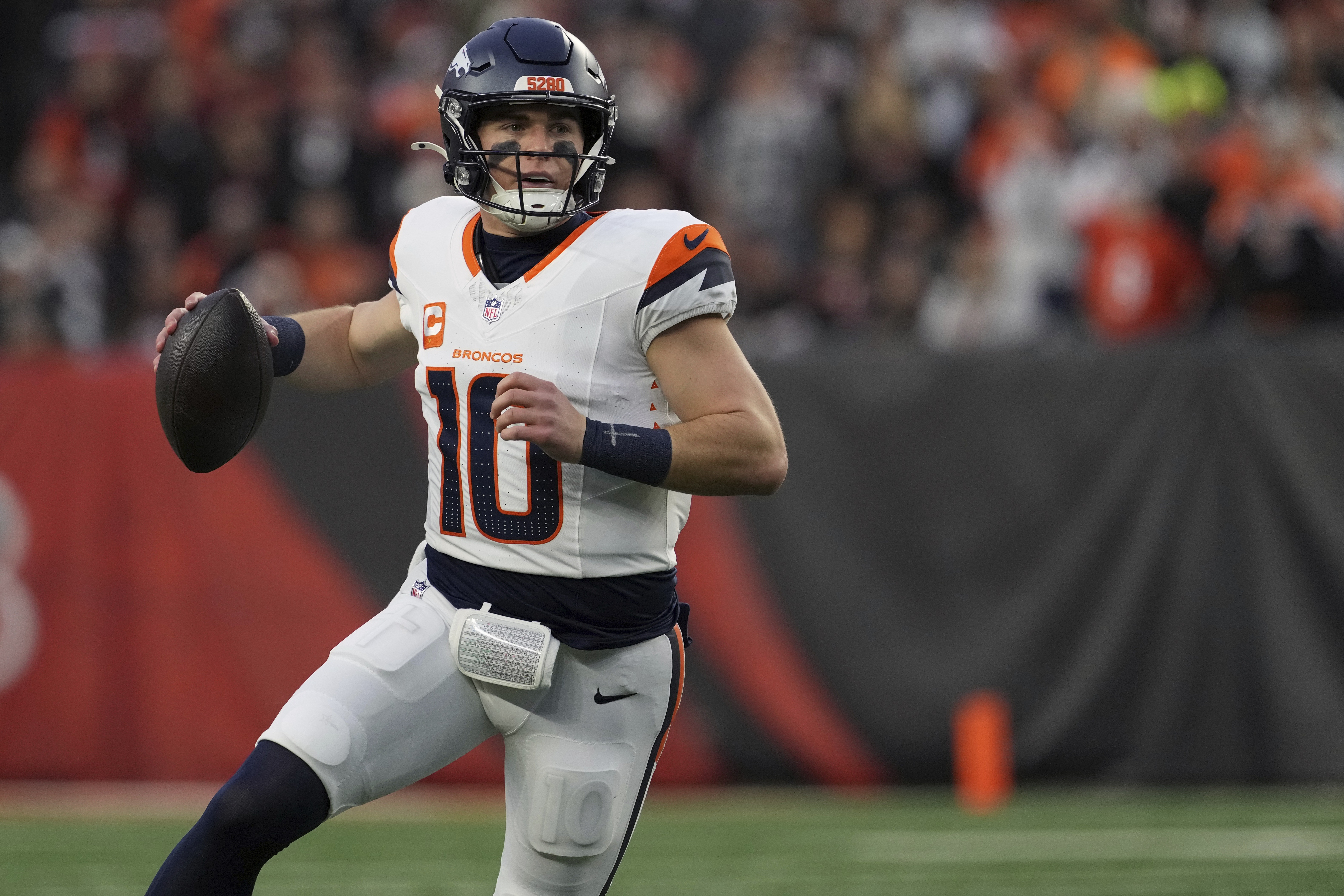 Bo Nix on Broncos’ chance to secure playoff spot with victory over Chiefs: ‘We just have to go take it’
