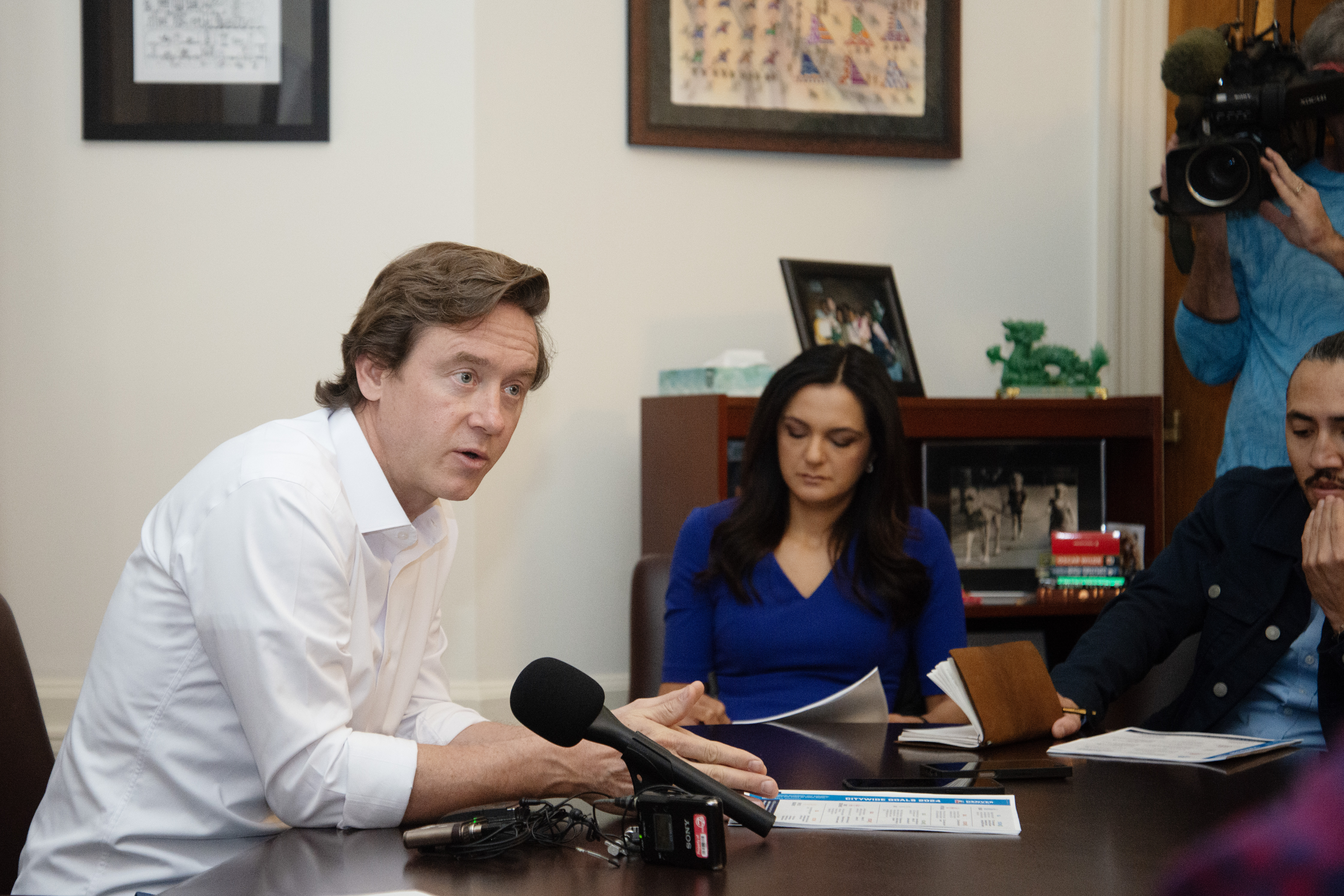 Mayor Mike Johnston talks members of the media gathered to discuss his administration's ongoing efforts in housing, economic development, homelessness and more at the Denver City and County Building on Monday, Jan. 6, 2024. (TomHellauerMultimedia Producertom.hellauer@denvergazette.comhttps://denvergazette.com/content/tncms/avatars/f/9e/622/f9e6228a-3b6b-11ed-bf10-fbb71fa8e421.f54b911252c540f1d61709edc4727a39.png)