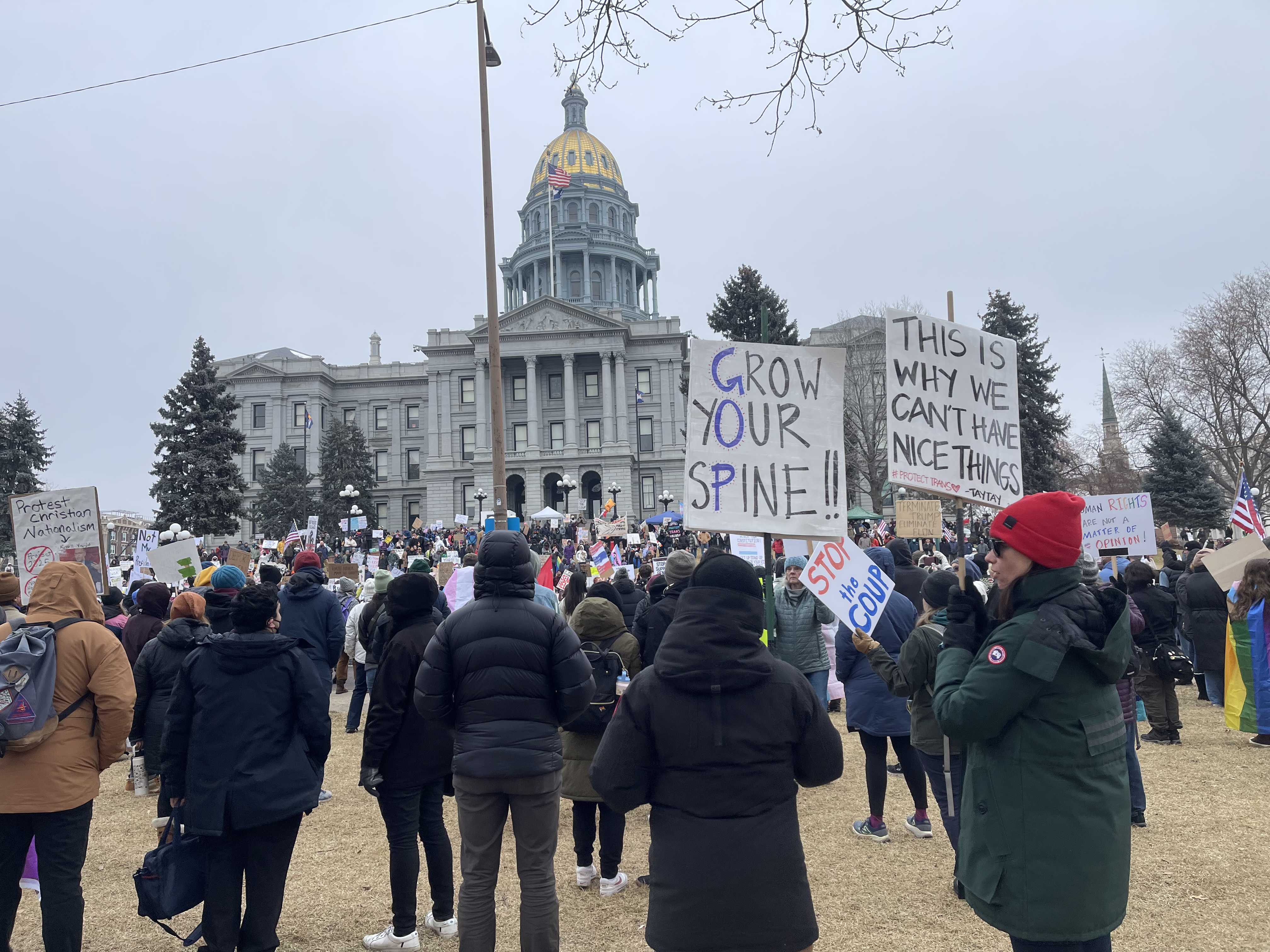 Protestors, 2,500 of them rallied at the Colorado state capitol on Monday, Feb. 17, 2025 to protest President Donald Trump's actions after taking office Jan. 20. (NicoBrambilanico.brambila@denvergazette.comhttps://denvergazette.com/content/tncms/avatars/4/ec/74a/4ec74aa2-71b0-11ed-af6f-0f0ae7acf7b0.d52fca74e95503d77da50127c9ff4e2d.png)