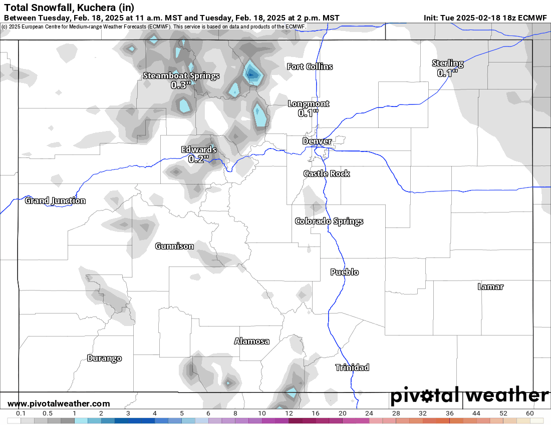 16″ of snow forecast in Colorado from ‘prolonged snow event’ as six-day storm concludes