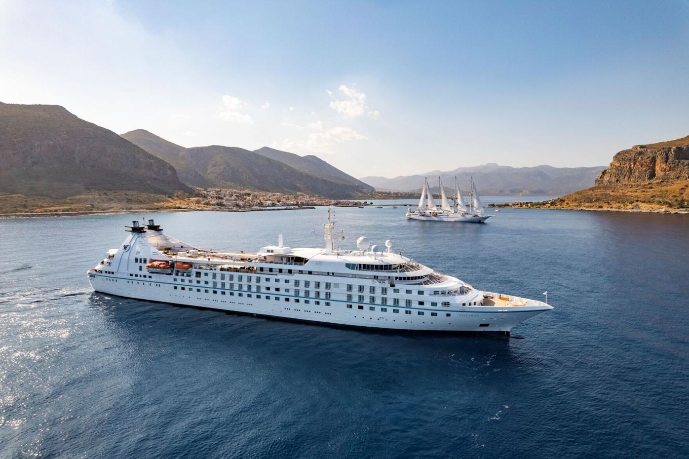 Exterior of Windstar Ship Europe Greece itinerary