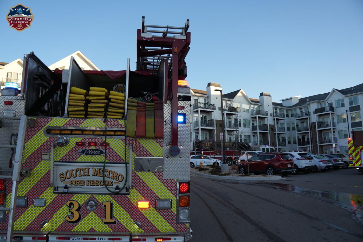 1 arrested after fire at Centennial senior apartment complex Thursday