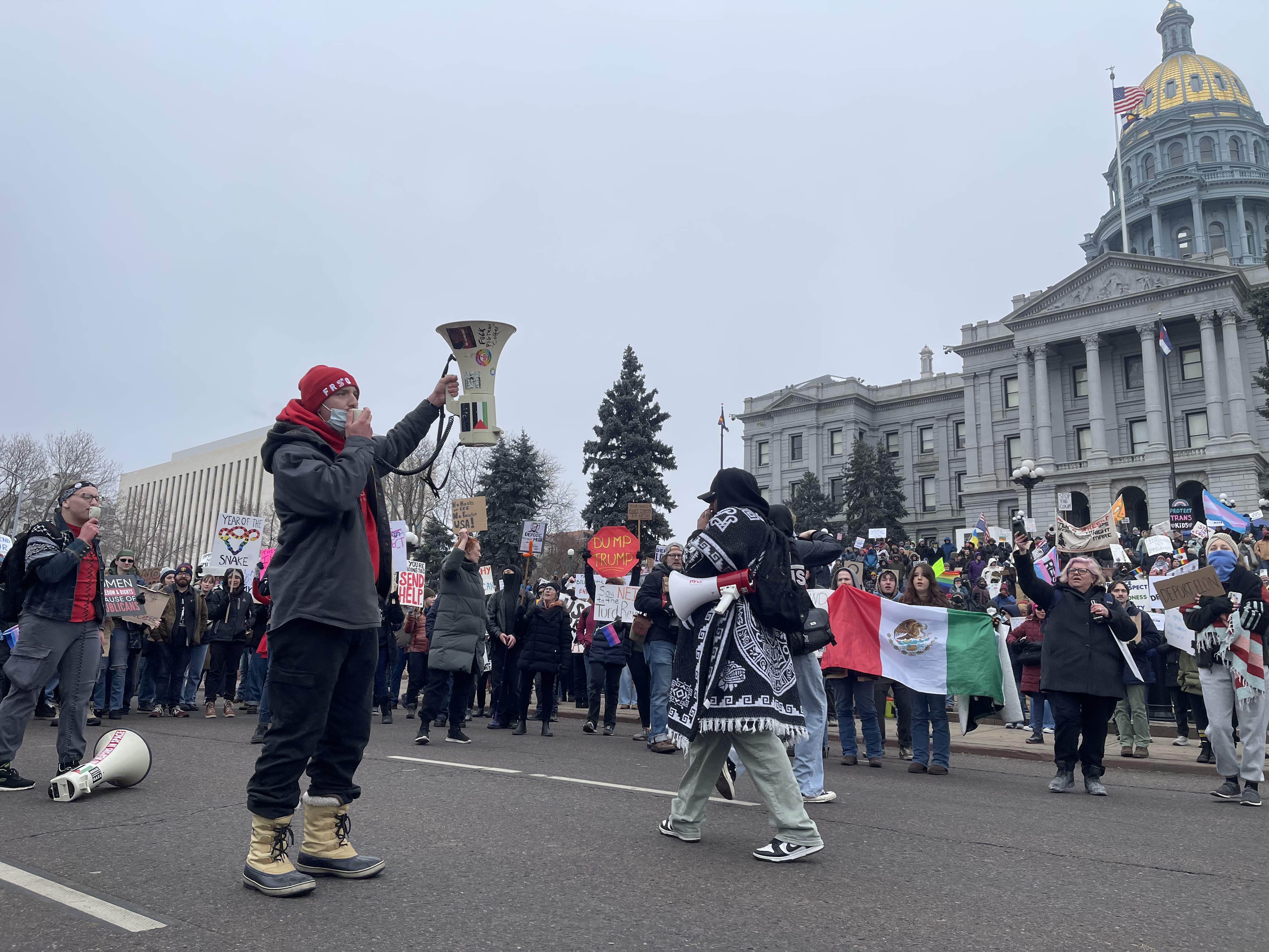 Protestors, 2,500 of them rallied at the Colorado state capitol on Monday, Feb. 17, 2025 to protest President Donald Trump's actions after taking office Jan. 20. (NicoBrambilanico.brambila@denvergazette.comhttps://denvergazette.com/content/tncms/avatars/4/ec/74a/4ec74aa2-71b0-11ed-af6f-0f0ae7acf7b0.d52fca74e95503d77da50127c9ff4e2d.png)