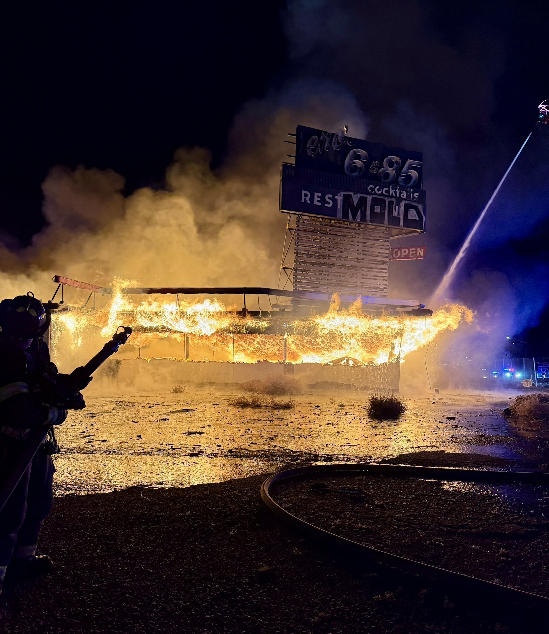 Abandoned Colorado truck stop catches fire early Sunday in Commerce City