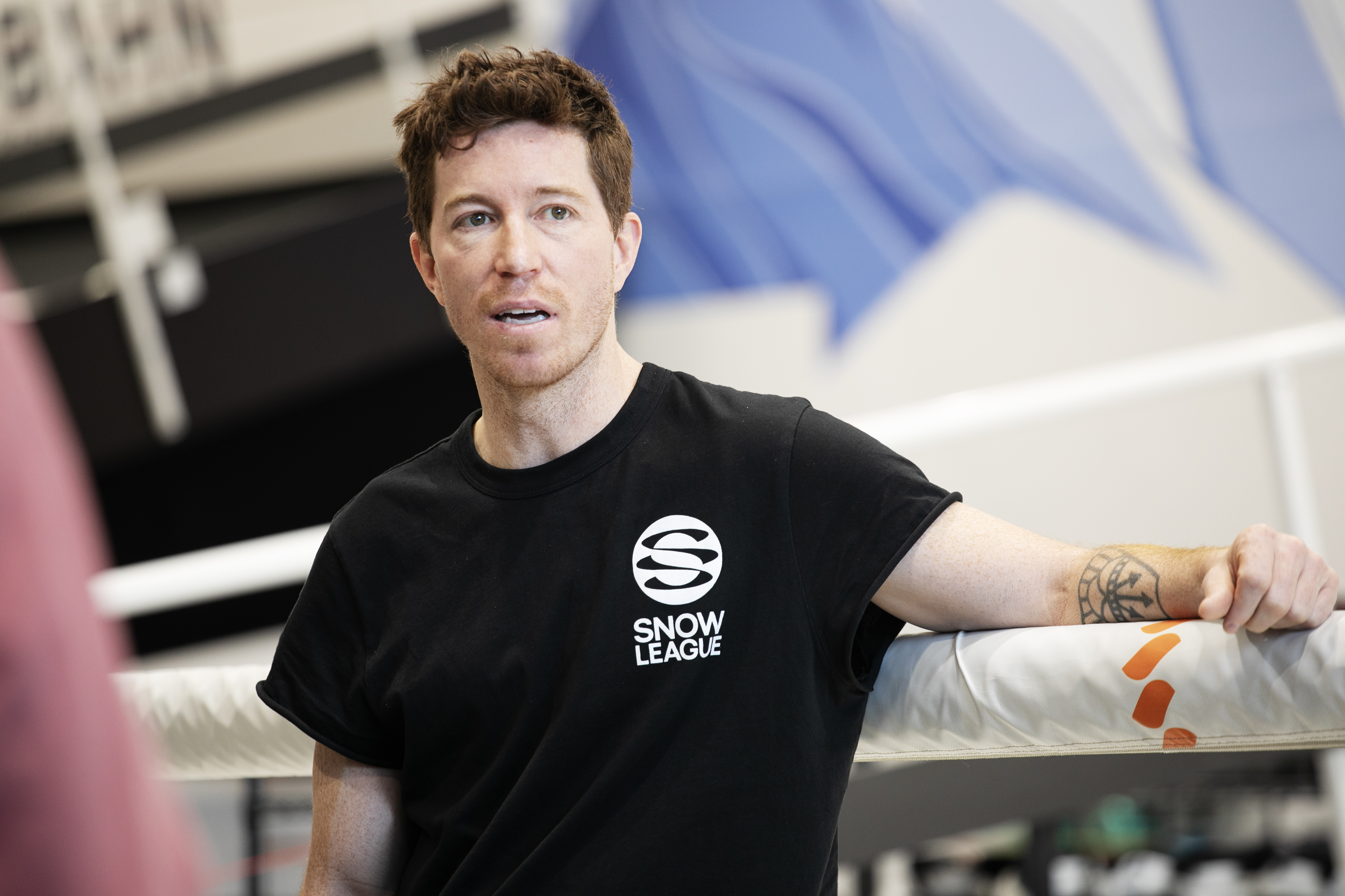 Shaun White talks to media gathered to learn about his new Snow League at the Snobahn in Thornton, Colo. on Tuesday, March 4, 2025. (TomHellauerMultimedia Producertom.hellauer@denvergazette.comhttps://denvergazette.com/content/tncms/avatars/f/9e/622/f9e6228a-3b6b-11ed-bf10-fbb71fa8e421.f54b911252c540f1d61709edc4727a39.png)