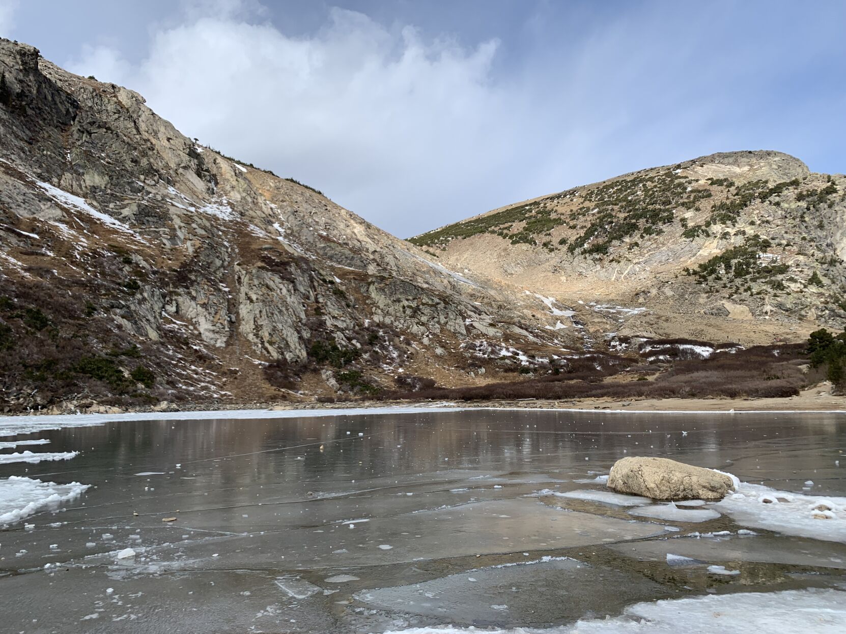 The lake at St. Mary’s Glacier from the trail outside of Idaho Springs. (Gazette file)