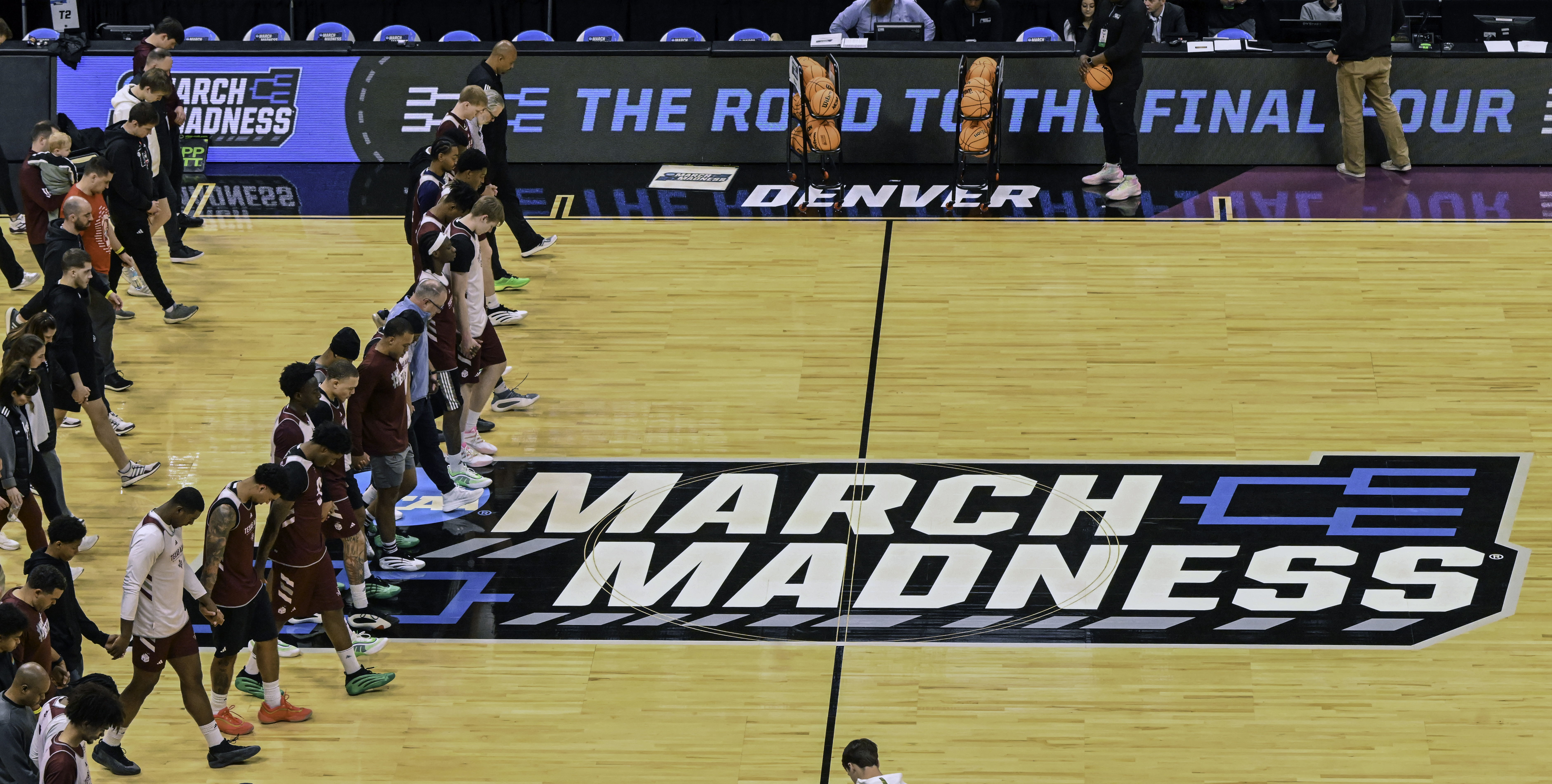 PHOTOS: Practice Day for Round 1 of March Madness