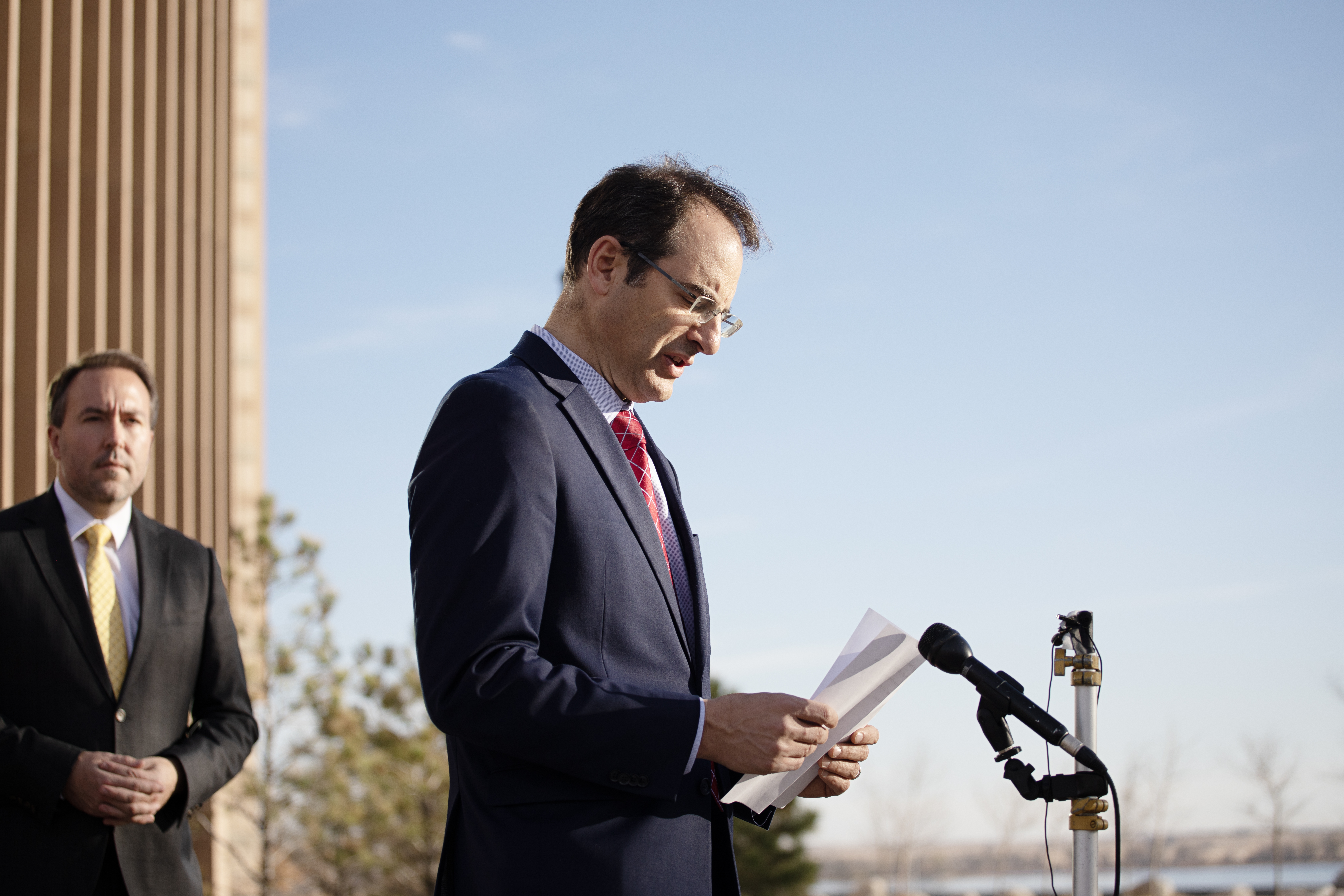 FILE PHOTO: Colorado Attorney General Phil Weiser speaks outside the Adams County courthouse in Brighton, Colo. on Monday, Nov. 6, 2023. (TomHellauerMultimedia Producertom.hellauer@denvergazette.comhttps://denvergazette.com/content/tncms/avatars/f/9e/622/f9e6228a-3b6b-11ed-bf10-fbb71fa8e421.f54b911252c540f1d61709edc4727a39.png)