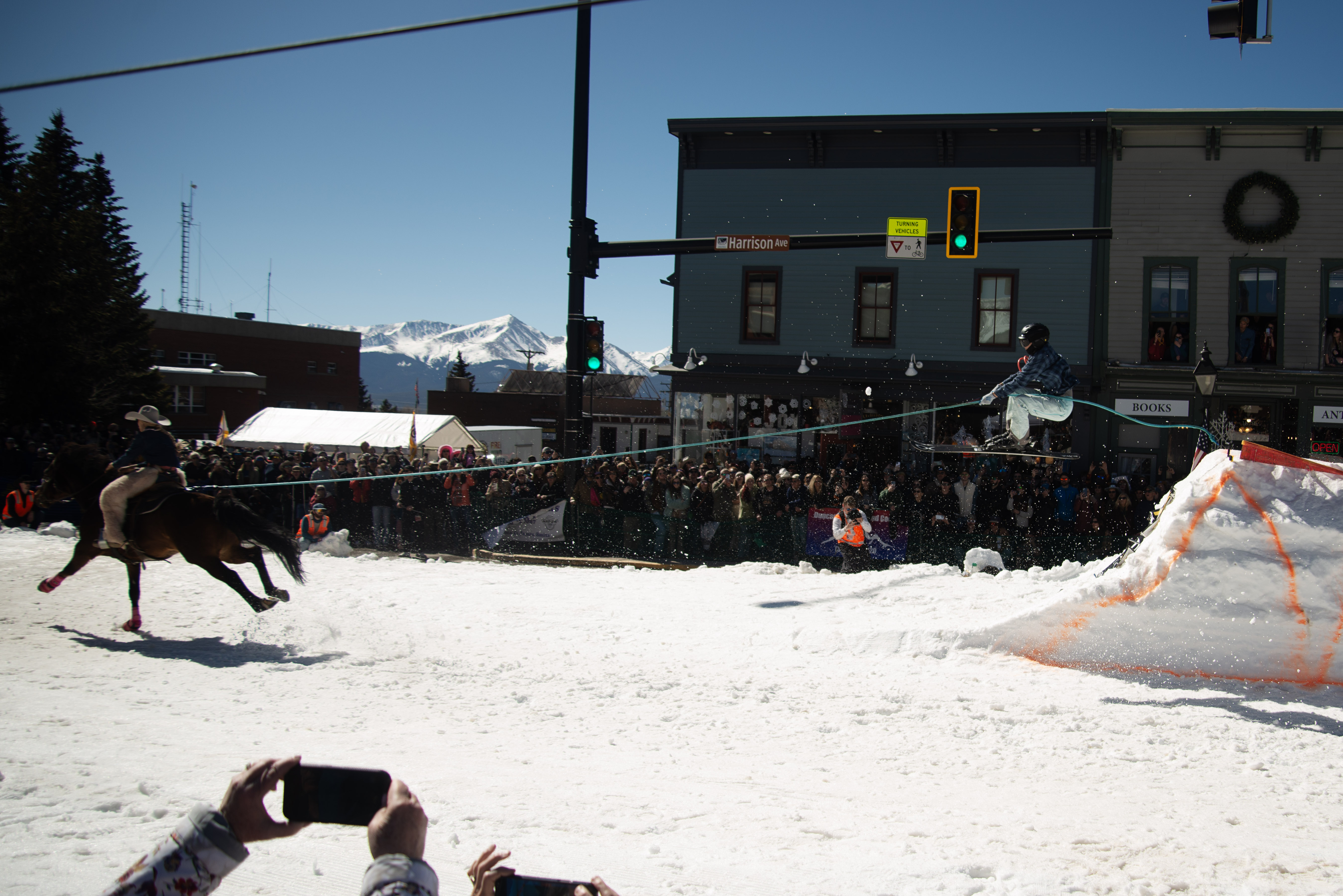 A competitor leaps from a jump in the streets of Leadville, Colo. in the annual Skijoring competition on Saturday, March 1, 2025. (TomHellauerMultimedia Producertom.hellauer@denvergazette.comhttps://denvergazette.com/content/tncms/avatars/f/9e/622/f9e6228a-3b6b-11ed-bf10-fbb71fa8e421.f54b911252c540f1d61709edc4727a39.png)