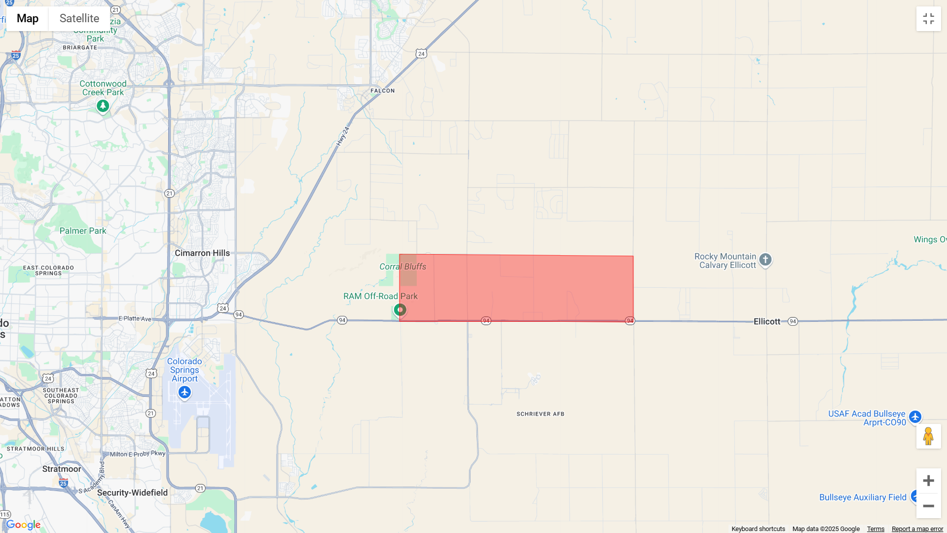 Residents along along Franceville Coal Mine Road north to David Road and east to S. Peyton Highway have been ordered to evacuate immediately for a grass fire in the area. (Courtesy of Peak Alerts)