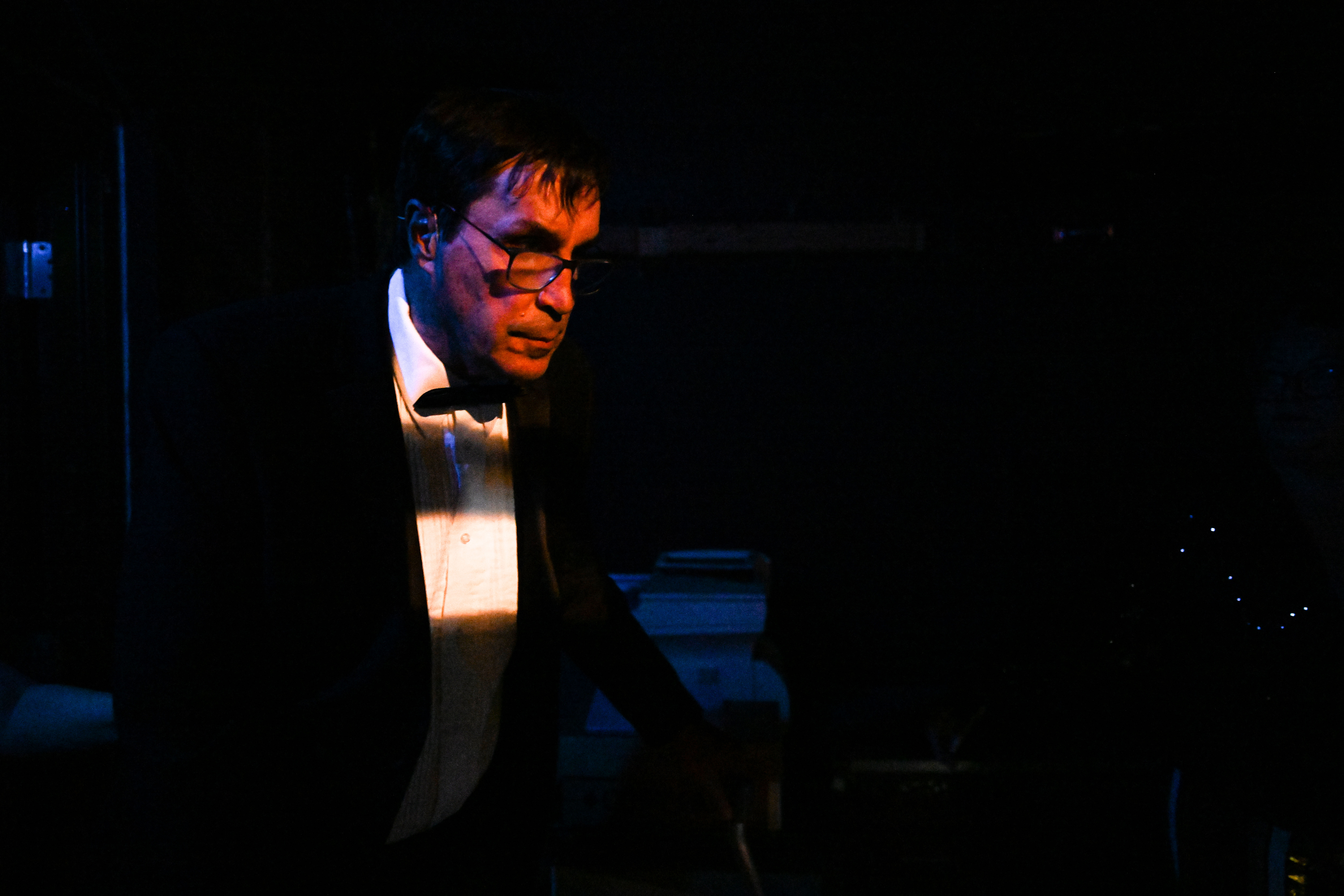 Ed Reinhardt waits backstage for his cue during a dress rehearsal of “Magic Moments” in Englewood on Wednesday, March 26, 2025. This year will be Ed’s 27th and final performance. (Stephen Swofford, Denver Gazette) (StephenSwoffordPhotographerstephen.swofford@gazette.comhttps://secure.gravatar.com/avatar/1ddcaf11c5d70eaa58546ddc4e038687?d=mm&r=g)