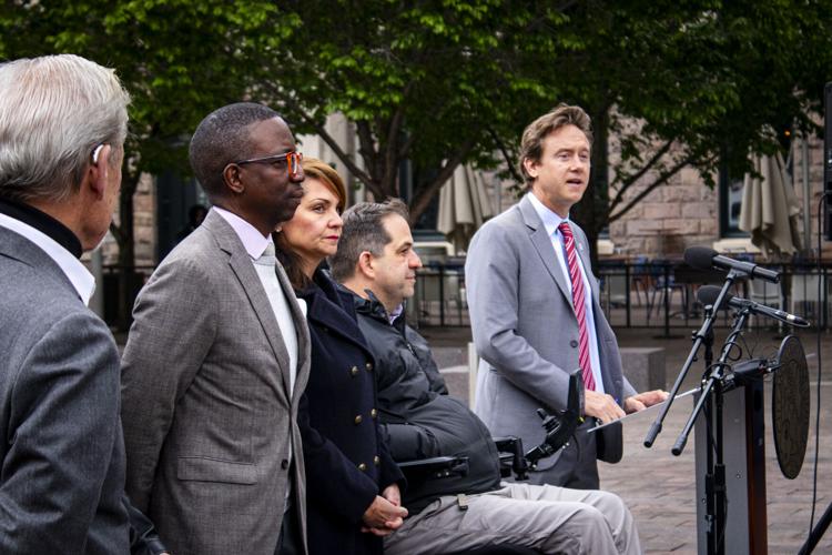 Mayor Mike Johnston press conference on the Downtown Development Authority (copy)