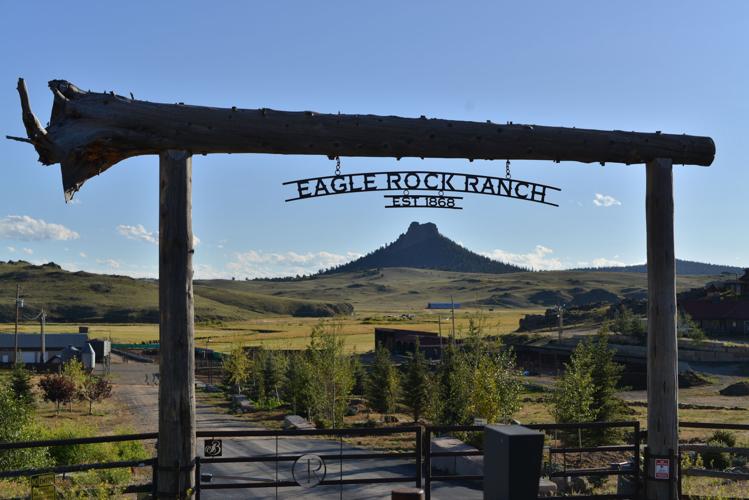 Entrance to the Eagle Rock Ranch in South Park, Colo.