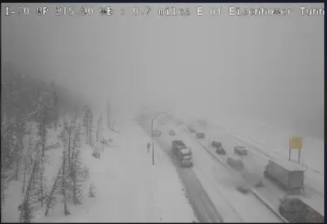 Multiple crashes along I-70, interstate closed near Georgetown