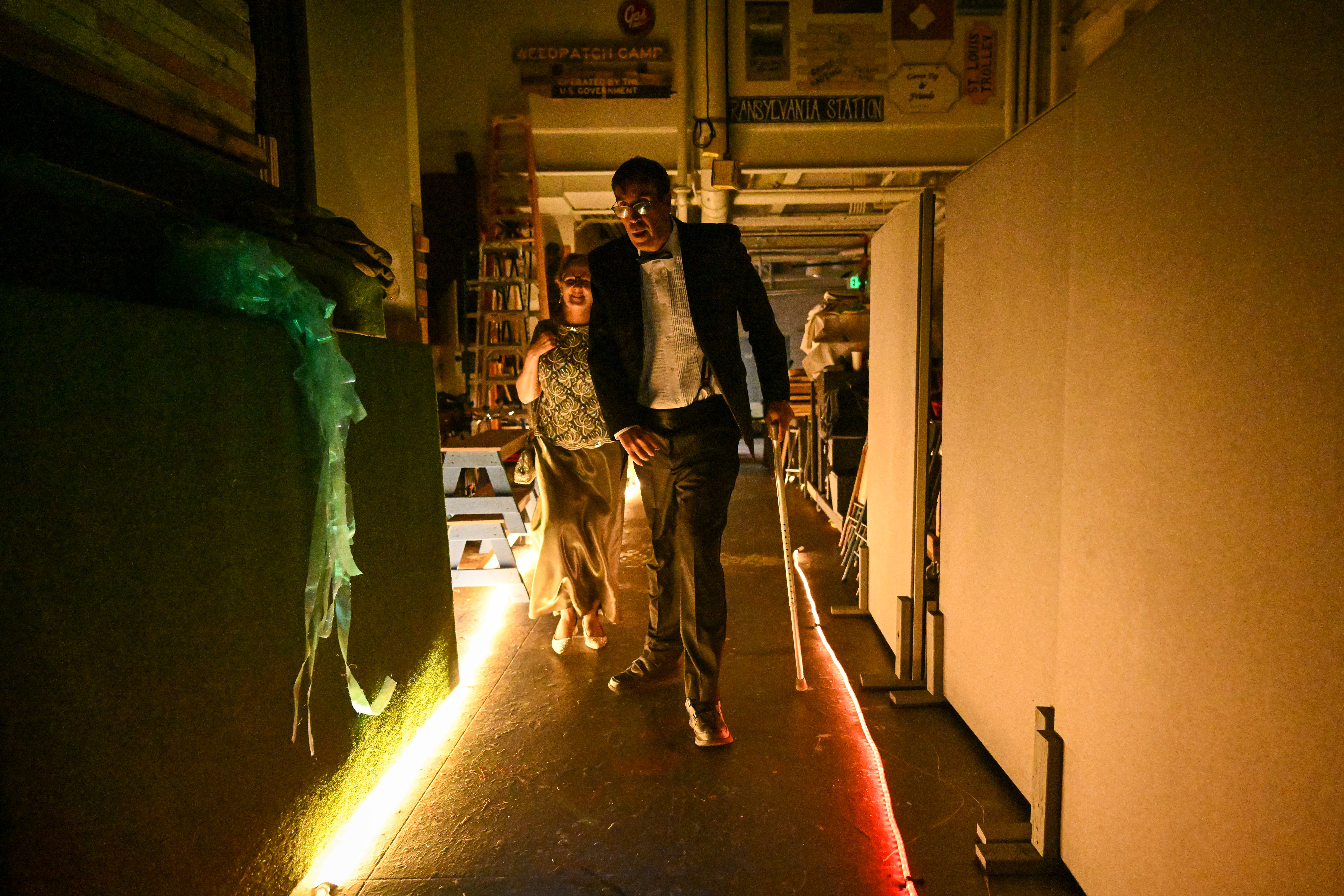 Ed Reinhardt waits backstage for his cue during a dress rehearsal of “Magic Moments” in Englewood on Wednesday, March 26, 2025. This year will be Ed’s 27th and final performance. (Stephen Swofford, Denver Gazette) (StephenSwoffordPhotographerstephen.swofford@gazette.comhttps://secure.gravatar.com/avatar/1ddcaf11c5d70eaa58546ddc4e038687?d=mm&r=g)