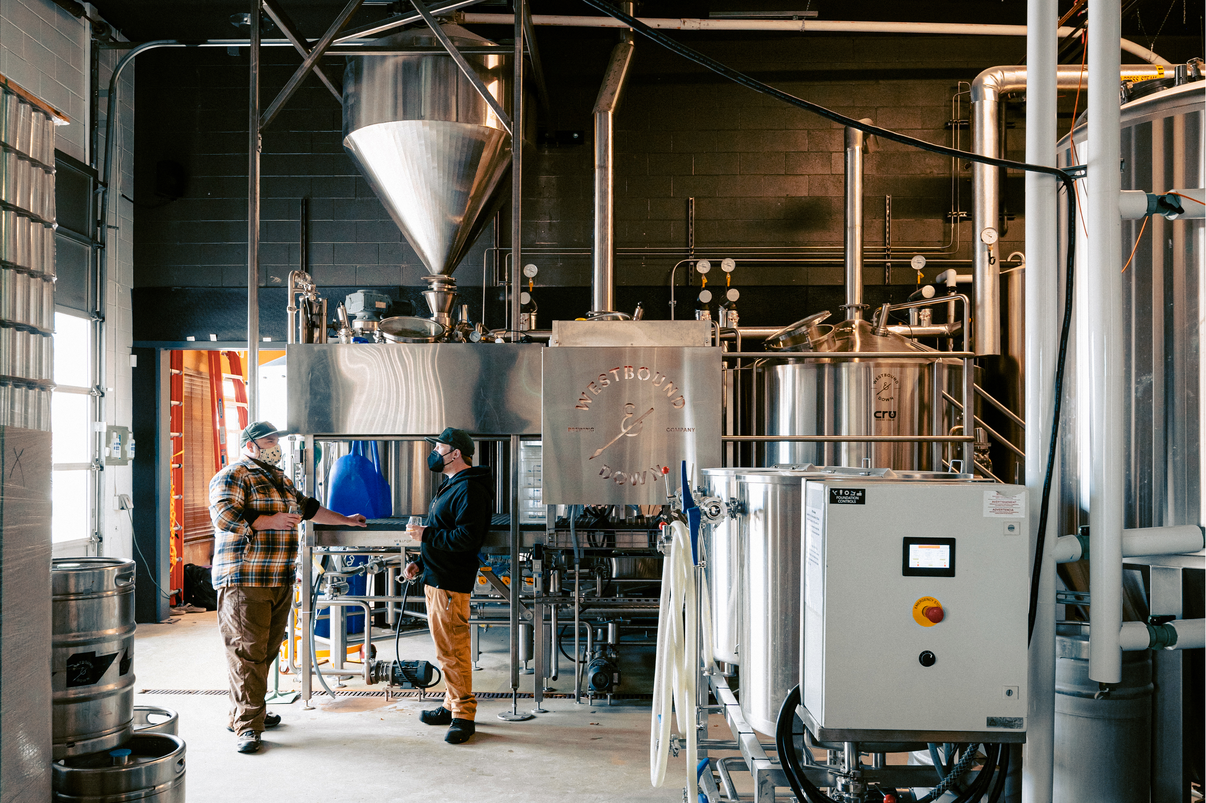 Inside Westbound & Down Brewing's brewery. (Courtesy photo, Westbound & Down Brewing)