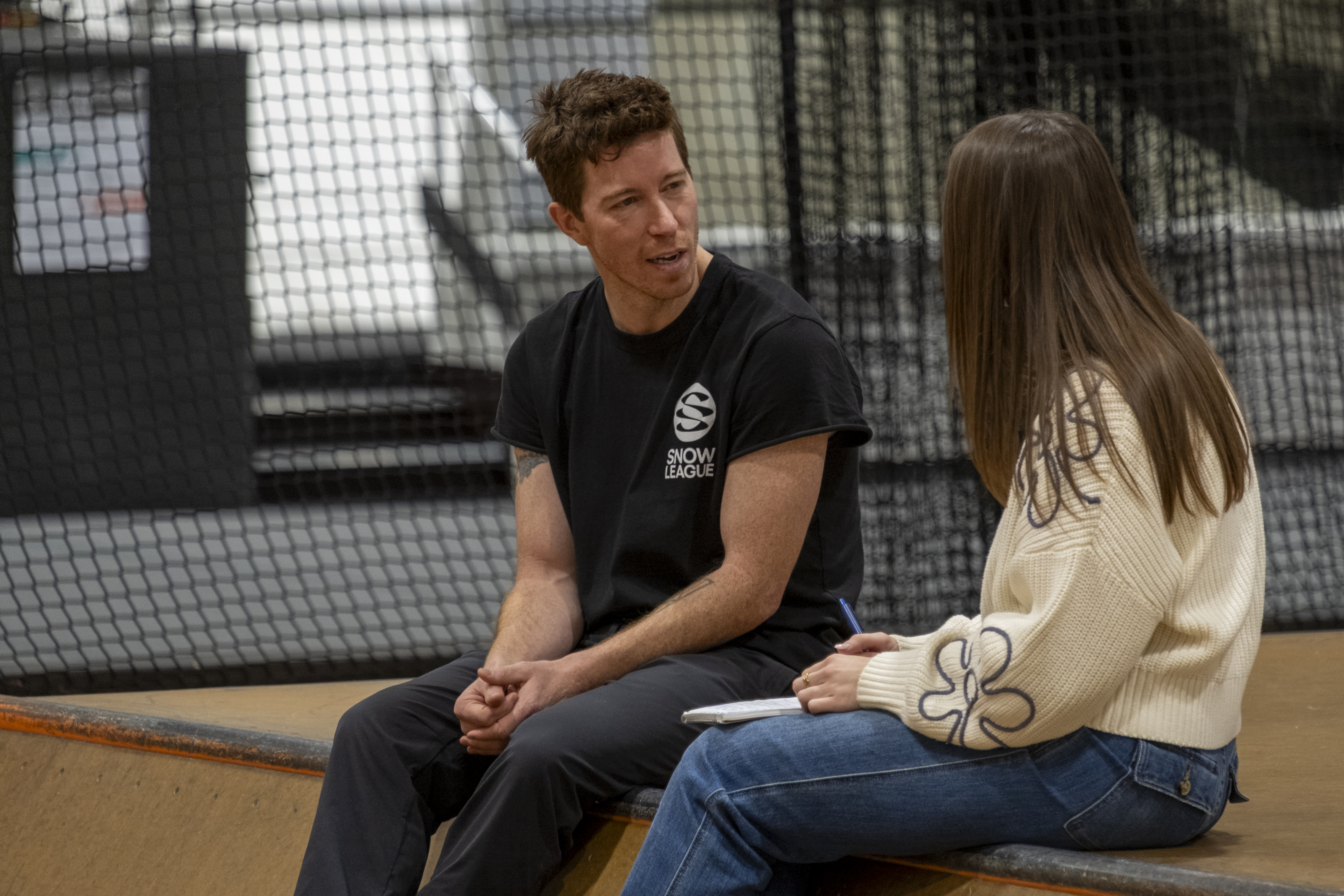 Pro snowboarder Shaun White talks with a media member Tuesday, March 4, 2025 at SNOBAHN Action Sports Center in Thornton, Colorado. White was in attendance to promote SNOBAHN and the training and coaching program before heading to Aspen, Colorado to attend the Snow League at Buttermilk Mountain. (JonathanIngrahamDigital Strategistjonathan.ingraham@denvergazette.comhttps://denvergazette.com/content/tncms/avatars/c/dd/7f0/cdd7f086-b693-11ec-b373-bba598953eb6.fc0f5608a6f1144f64f080f771bd904d.png)