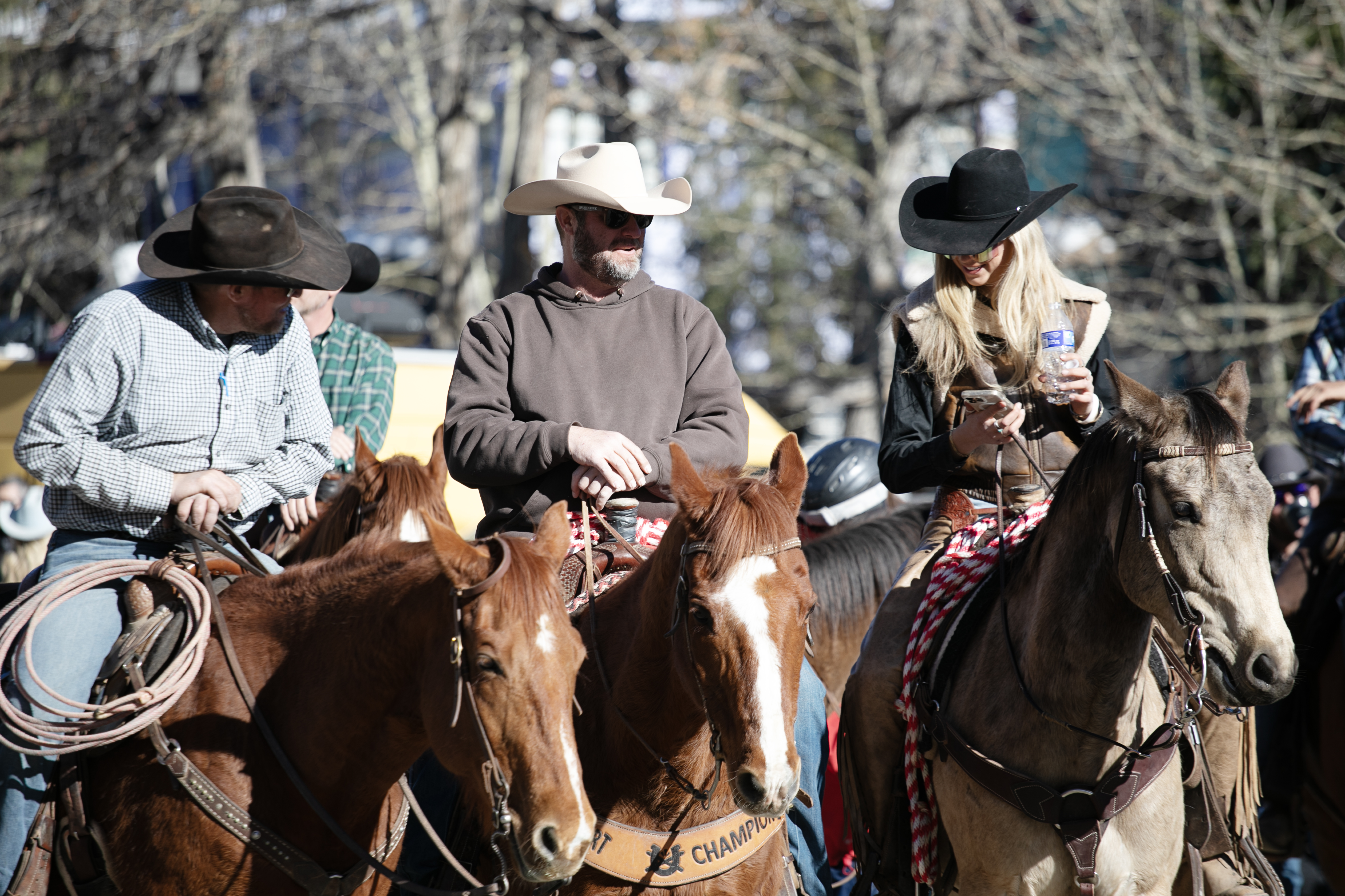 Horseback riders take a break between towing competitors in the annual Skijoring event in the streets of Leadville, Colo. on Saturday, March 1, 2025. (TomHellauerMultimedia Producertom.hellauer@denvergazette.comhttps://denvergazette.com/content/tncms/avatars/f/9e/622/f9e6228a-3b6b-11ed-bf10-fbb71fa8e421.f54b911252c540f1d61709edc4727a39.png)