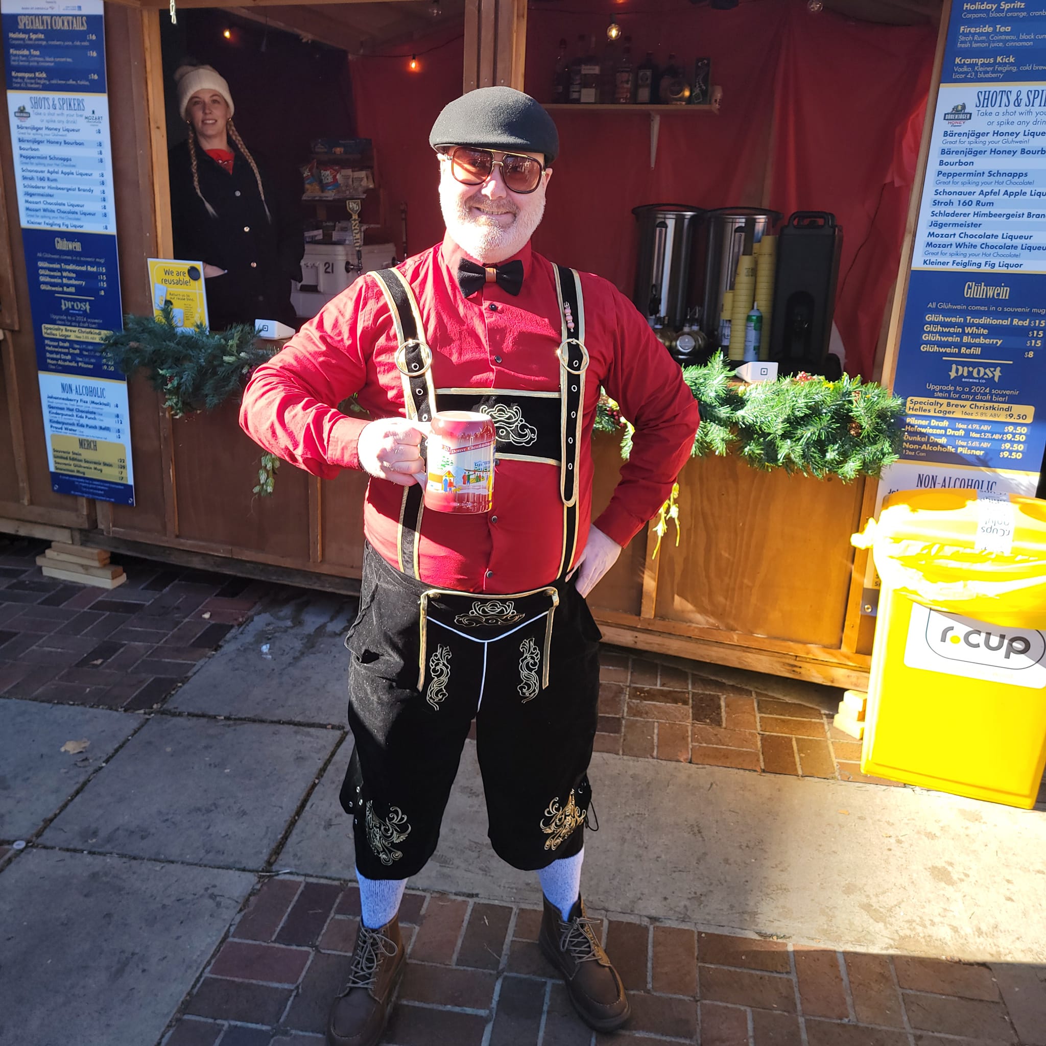Tyler Campo at the Denver Christkindlmarket in November 2024. (TYLER CAMPO)