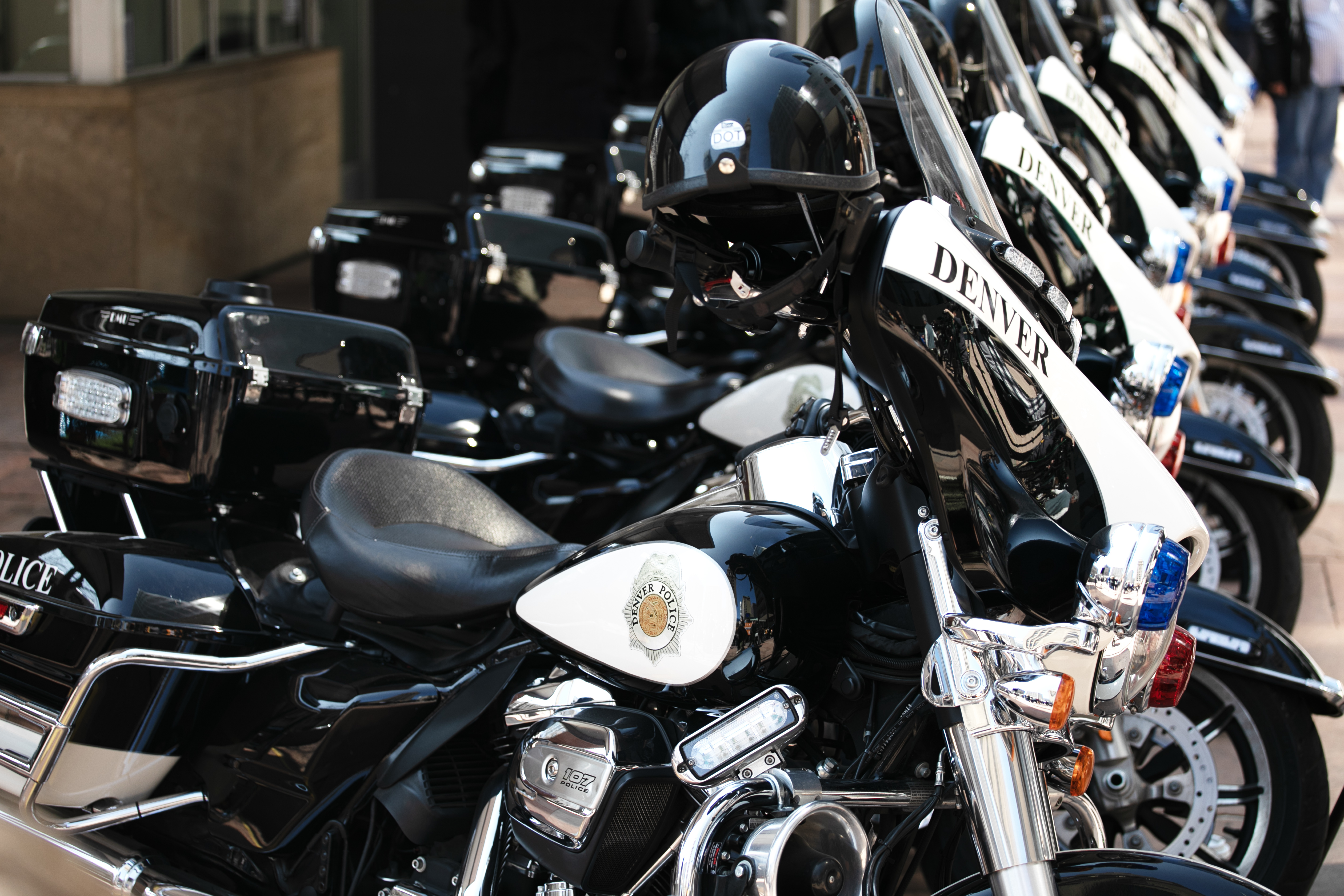 Denver Police Dept. motorcycles line the sidewalk while local leaders hold a press conference to announce new first responders and other safety investments for downtown Denver on Wednesday, April 2, 2025. (TomHellauerMultimedia Producertom.hellauer@denvergazette.comhttps://denvergazette.com/content/tncms/avatars/f/9e/622/f9e6228a-3b6b-11ed-bf10-fbb71fa8e421.f54b911252c540f1d61709edc4727a39.png)