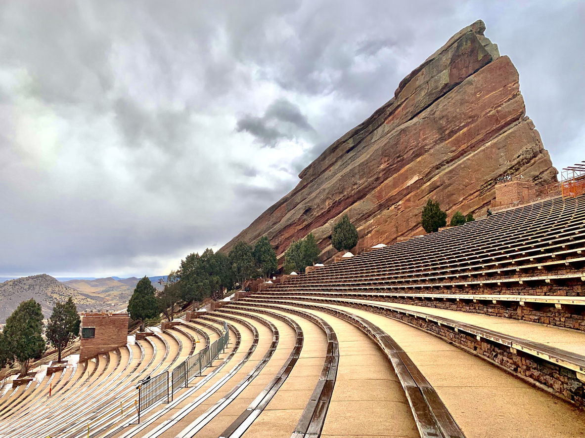 Red Rocks Amphitheatre in Morrison, Colorado. Photo: brucemaloneatx (iStock). (brucemaloneatx)