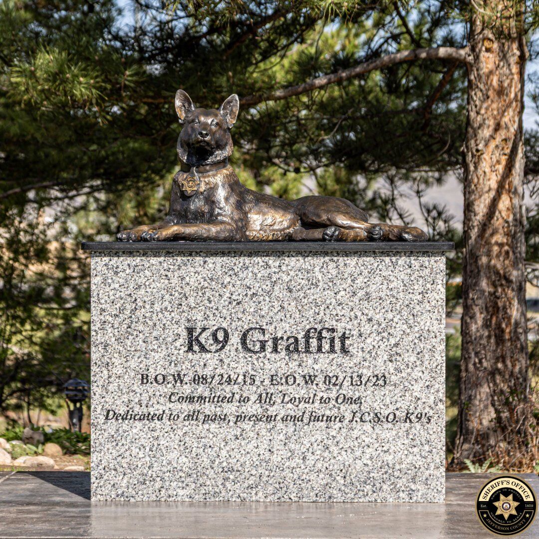 Jefferson County Sheriff’s Office unveils statue for fallen K-9
