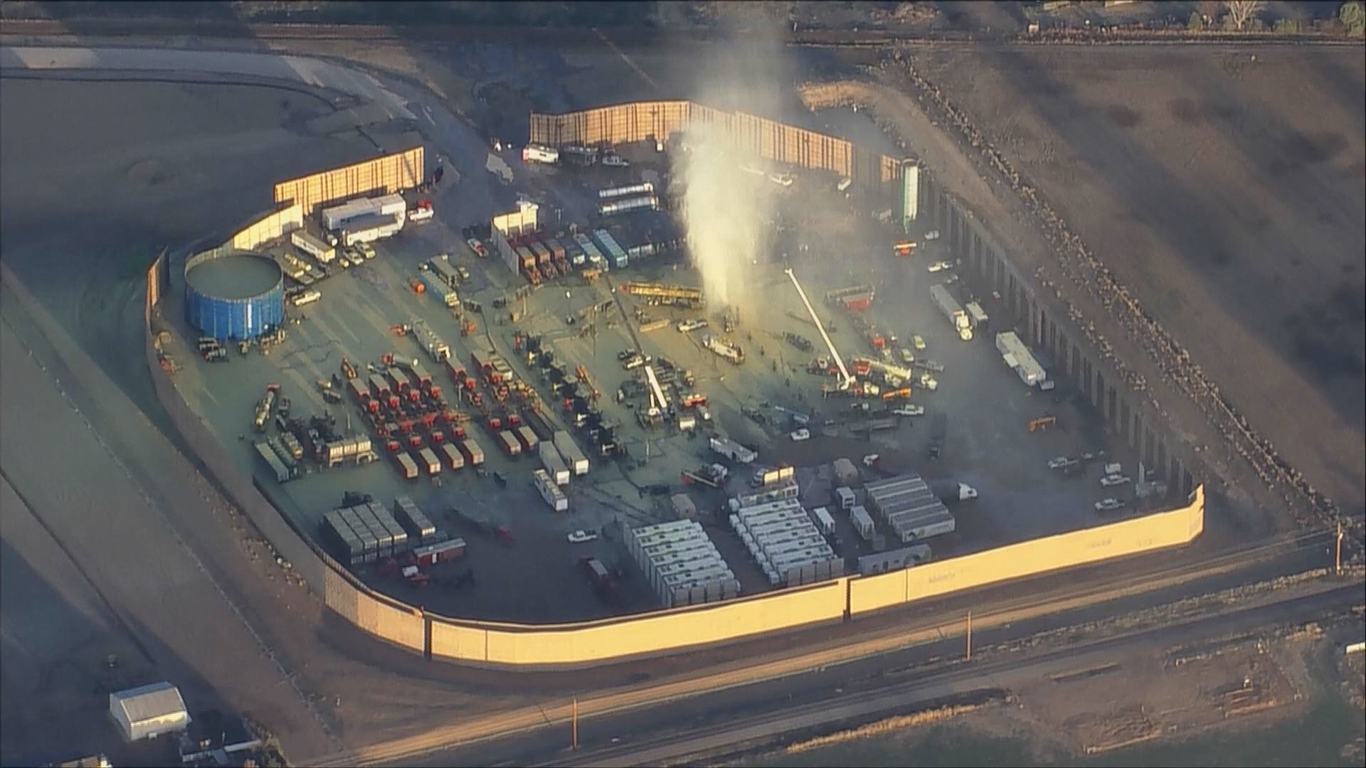 Gas facility incident in Weld County (Credit: 9News)