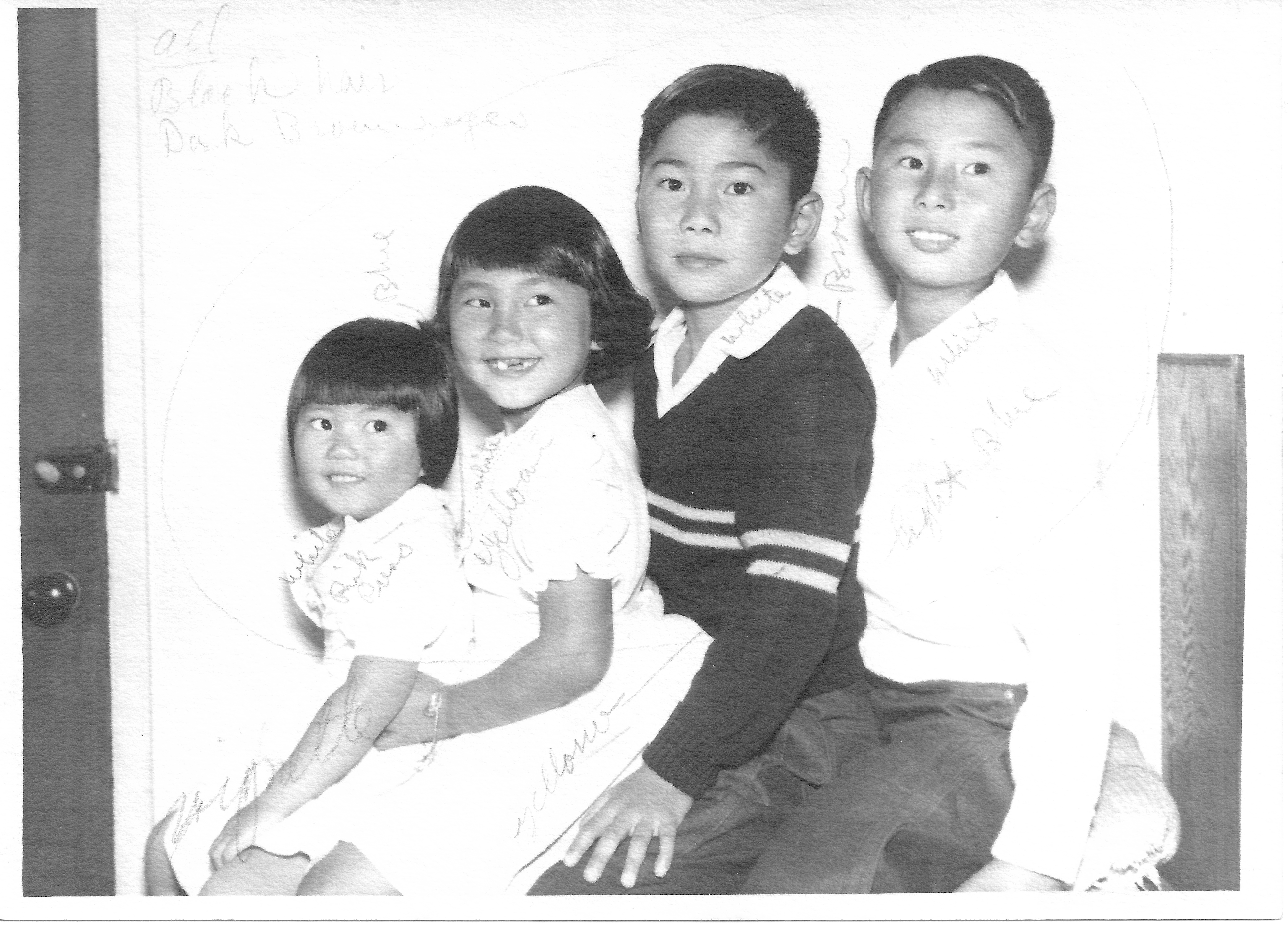 Ishii family photo. Rosemary Mutsuye MacConell, Whillitte Hisami Herman, Daniel Ishii, Doug Ishii. Former longtime Colorado State University professor and researcher Doug Ishii died April13, 2025 at the age of 83. (Courtesy photo, the Ishii family)