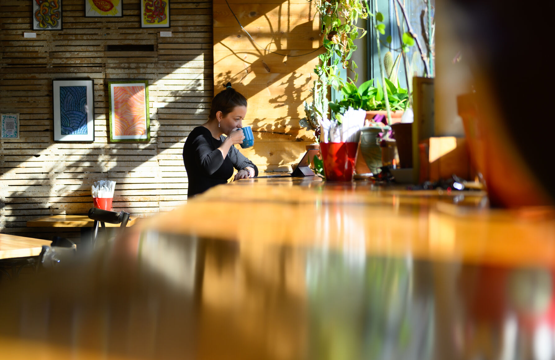 The Corner Beet is a vegan/vegetarian restaurant open for breakfast, lunch and weekend brunch in Denver’s Capital Hill neighborhood. Photo by Mark Reis (Mark Reis)