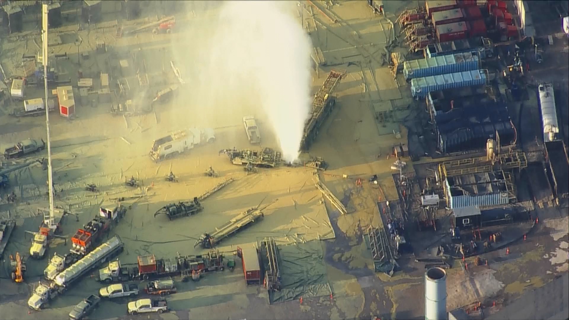 Gas facility incident in Weld County (Credit: 9News)
