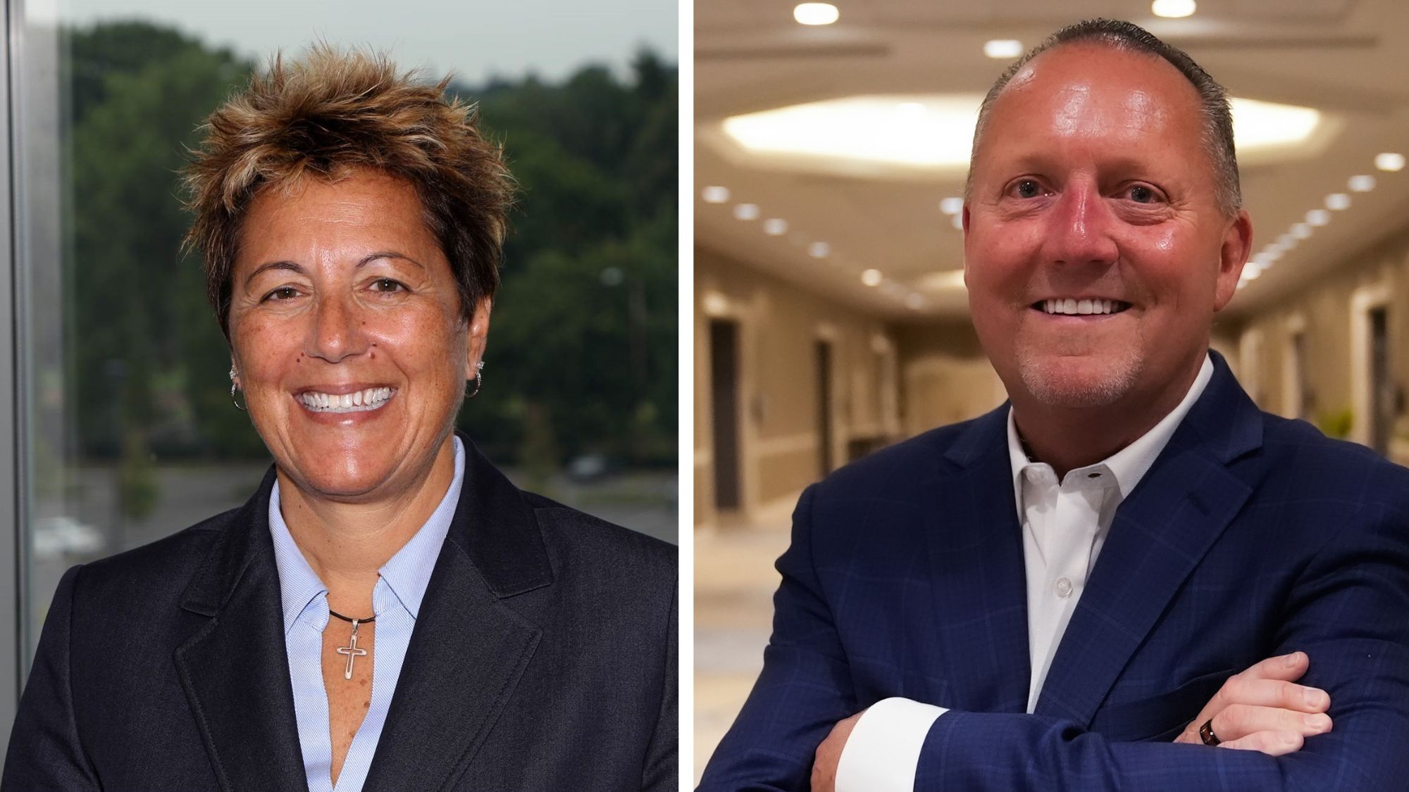 Chris Albi (left) will succeed Joe Kelley (right) as president of King Soopers. (Courtesy photo, King Soopers)