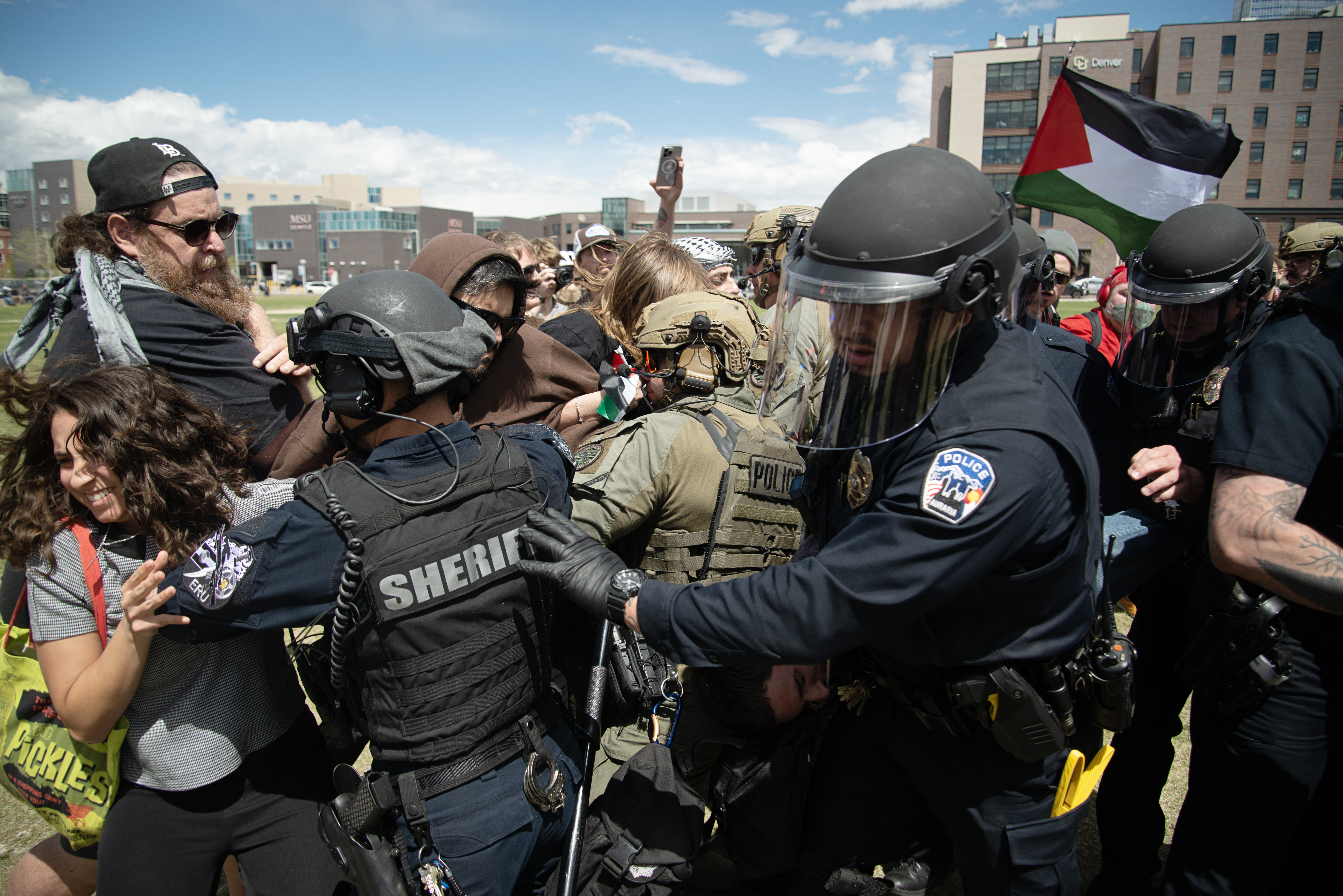 Civil rights lawsuit filed against Auraria Campus police over pro-Palestinian protests