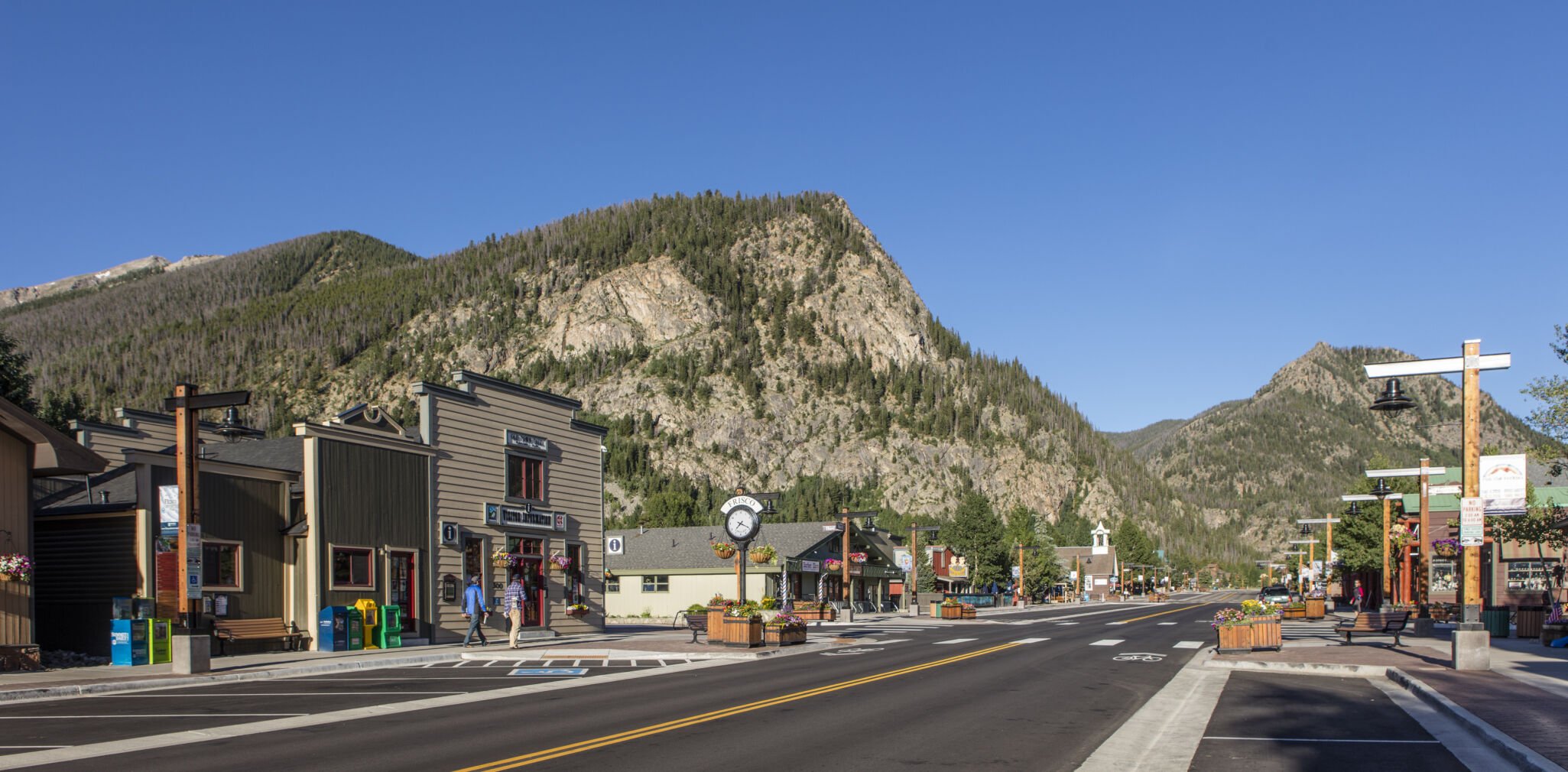 Mount Royal overlooks Main Street of Frisco. (Photo by Todd Powell, Town of Frisco)