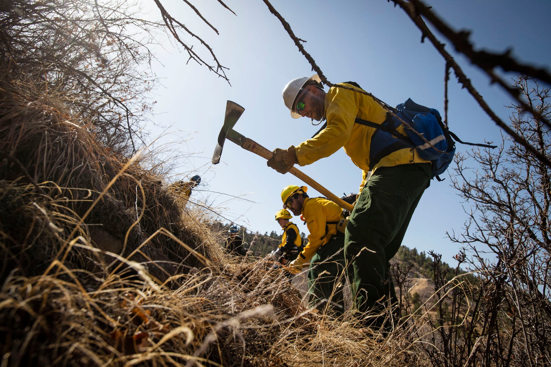 Wildland firefighting school gives students real-world feel for demands of battling wildfires